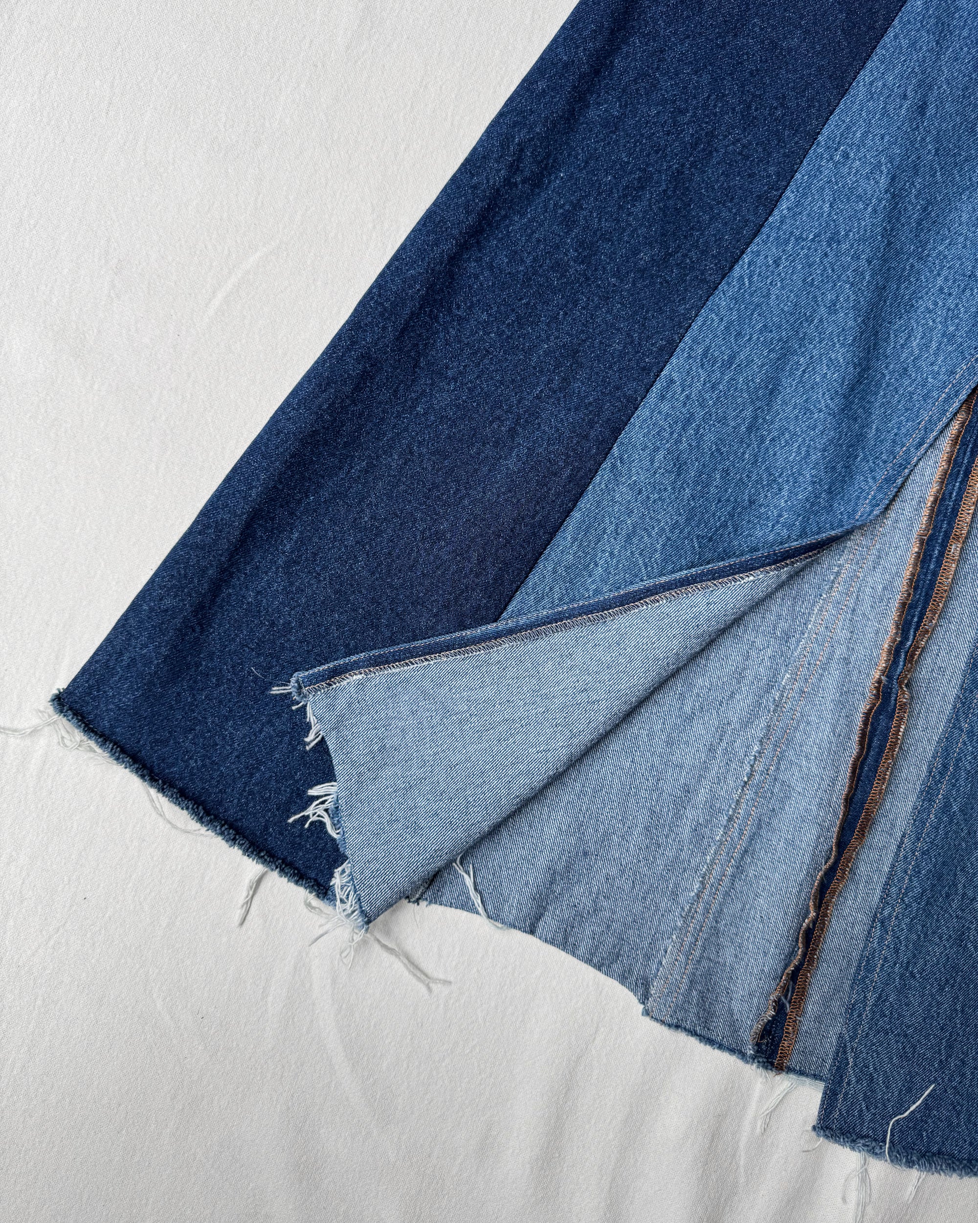 ID25-020-S-01 / rebuild denim skirt【A】