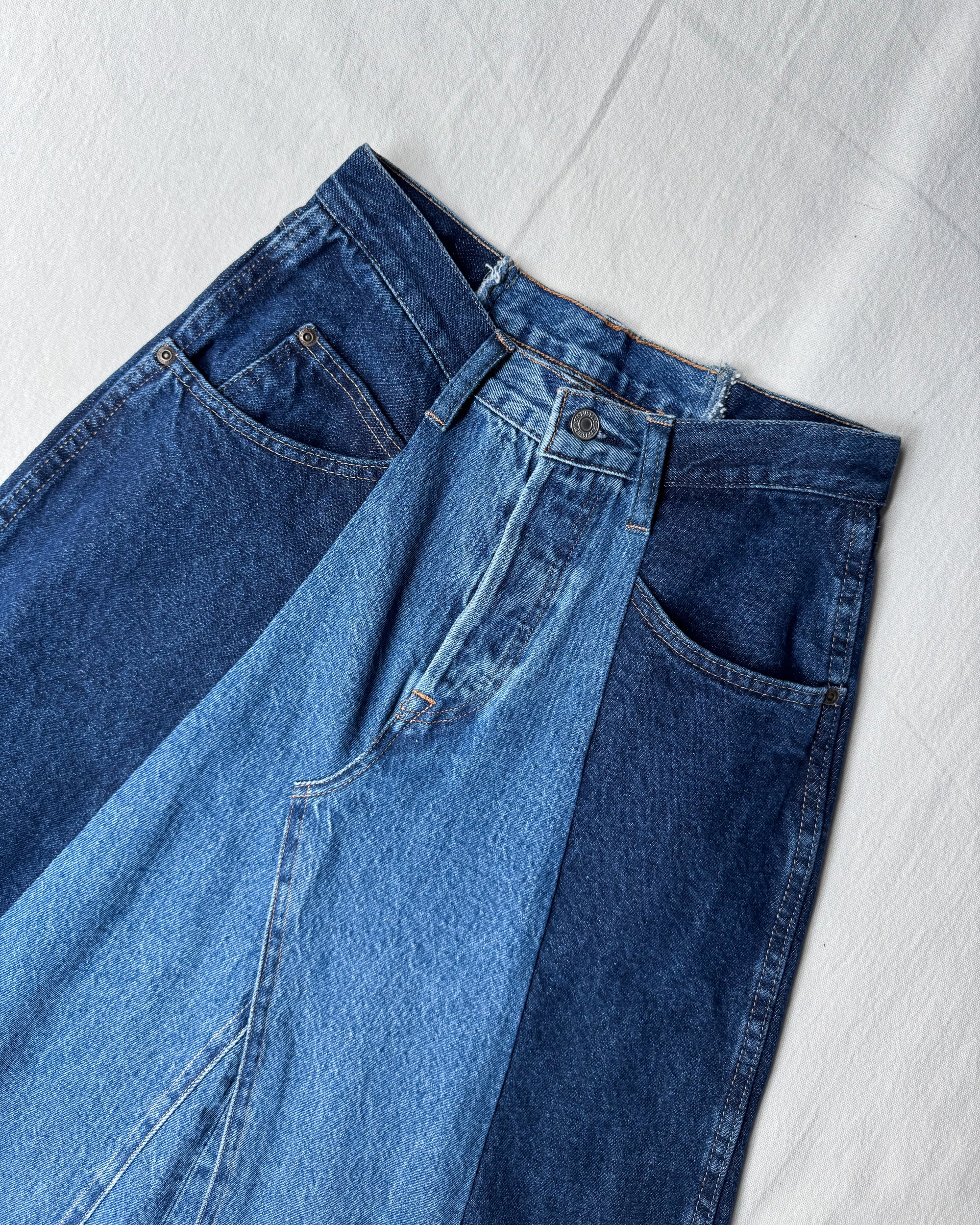 ID25-020-S-01 / rebuild denim skirt【A】