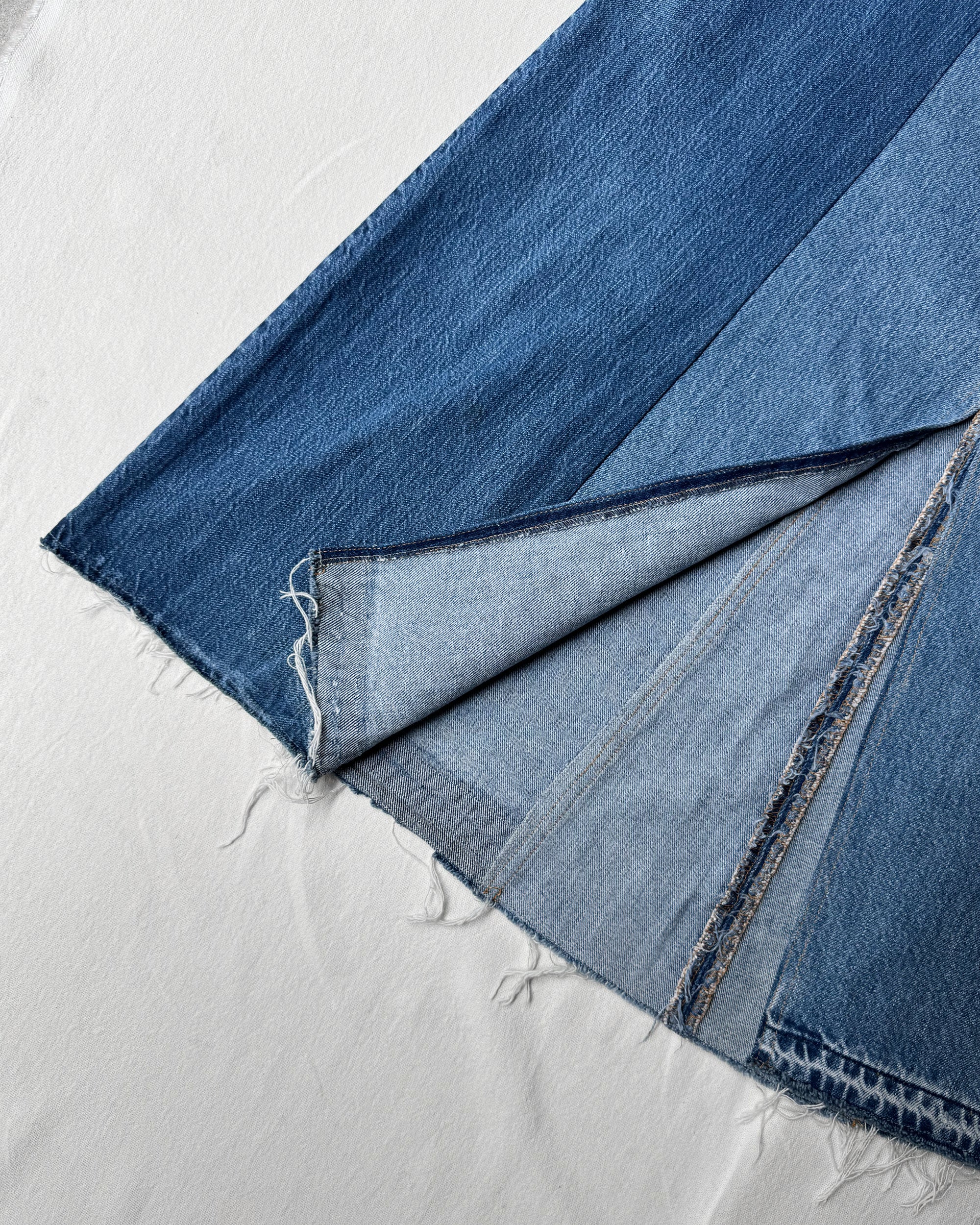 ID25-020 / rebuild denim skirt【B】