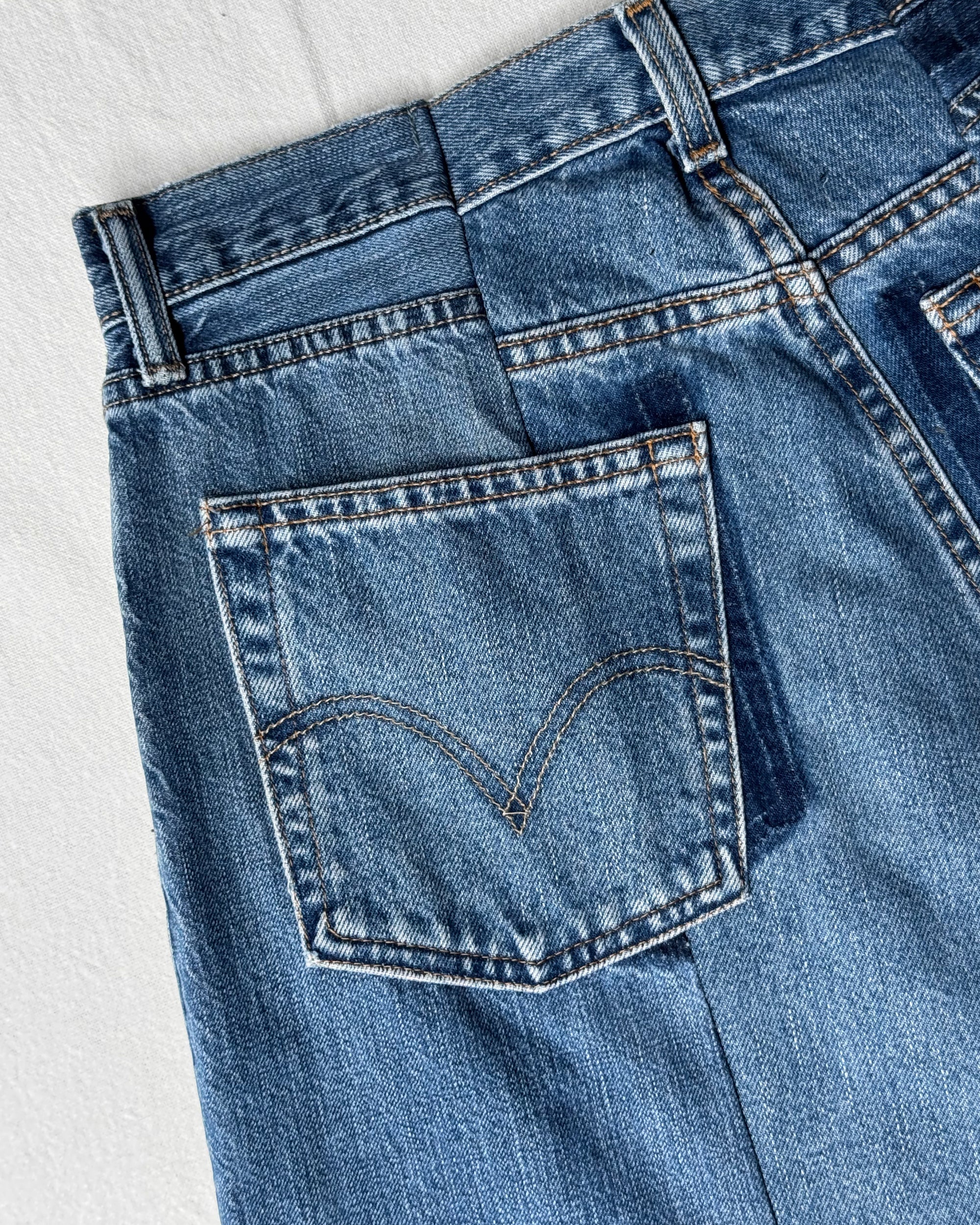 ID25-020 / rebuild denim skirt【B】