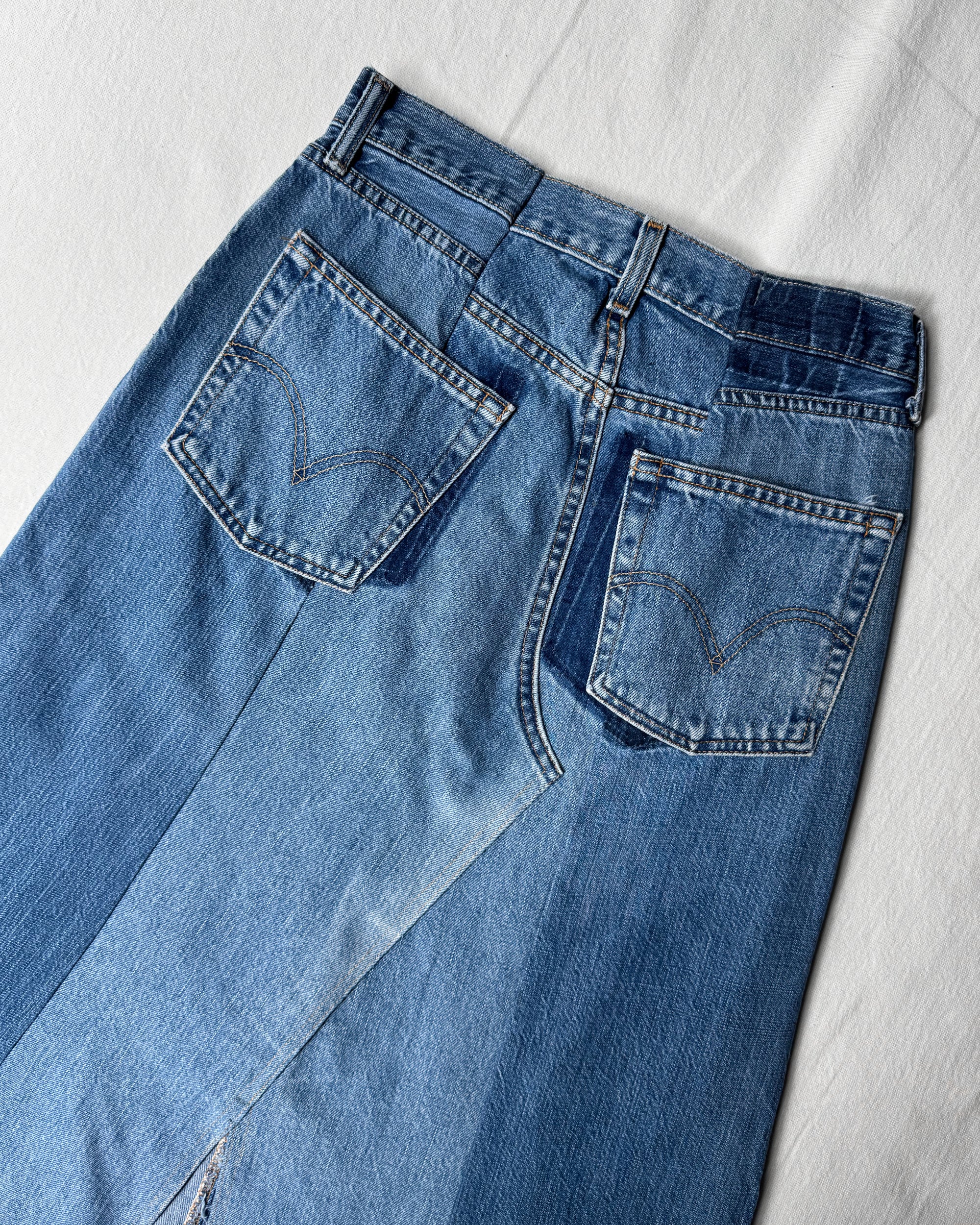 ID25-020 / rebuild denim skirt【B】