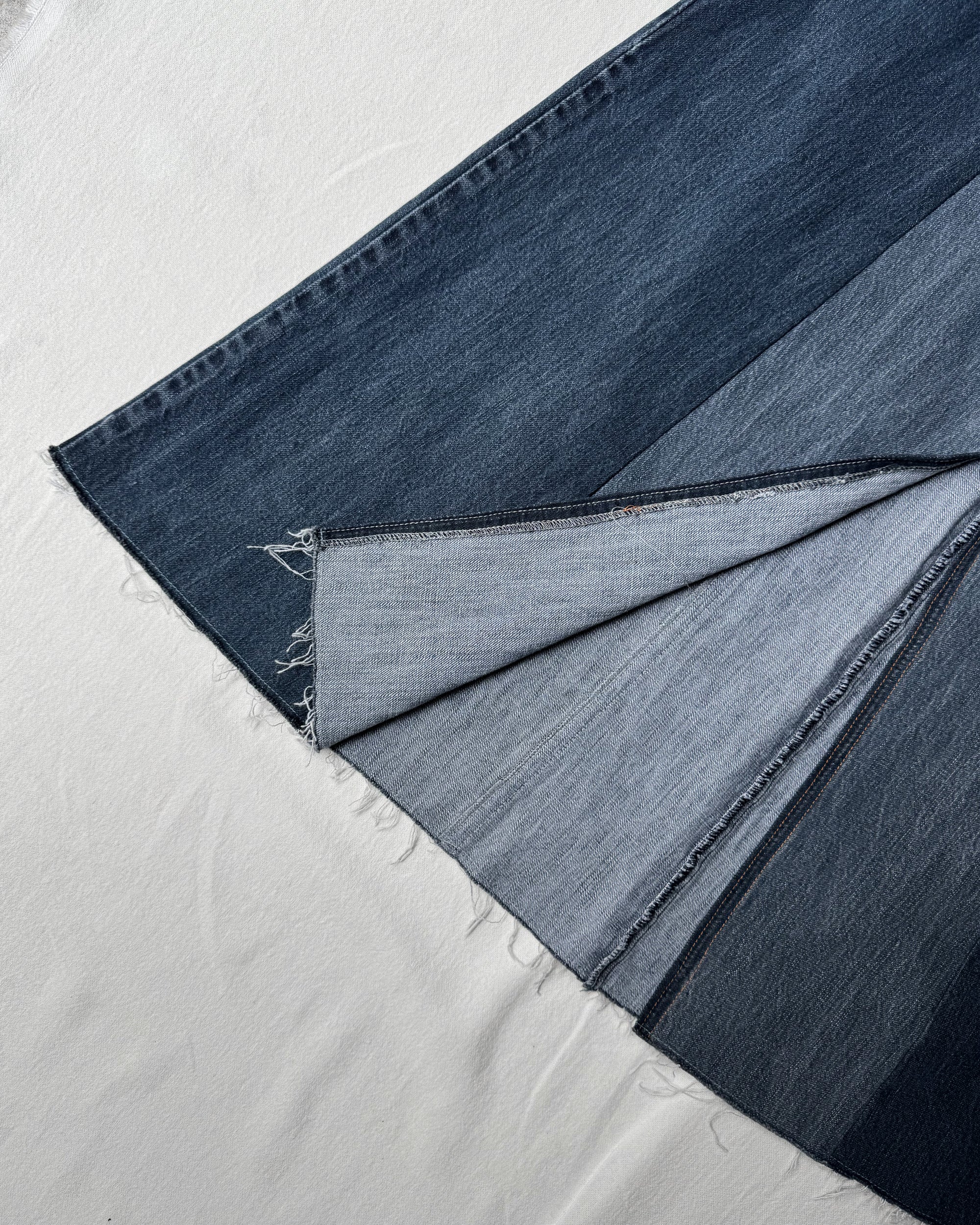 ID25-020 / rebuild denim skirt【C】