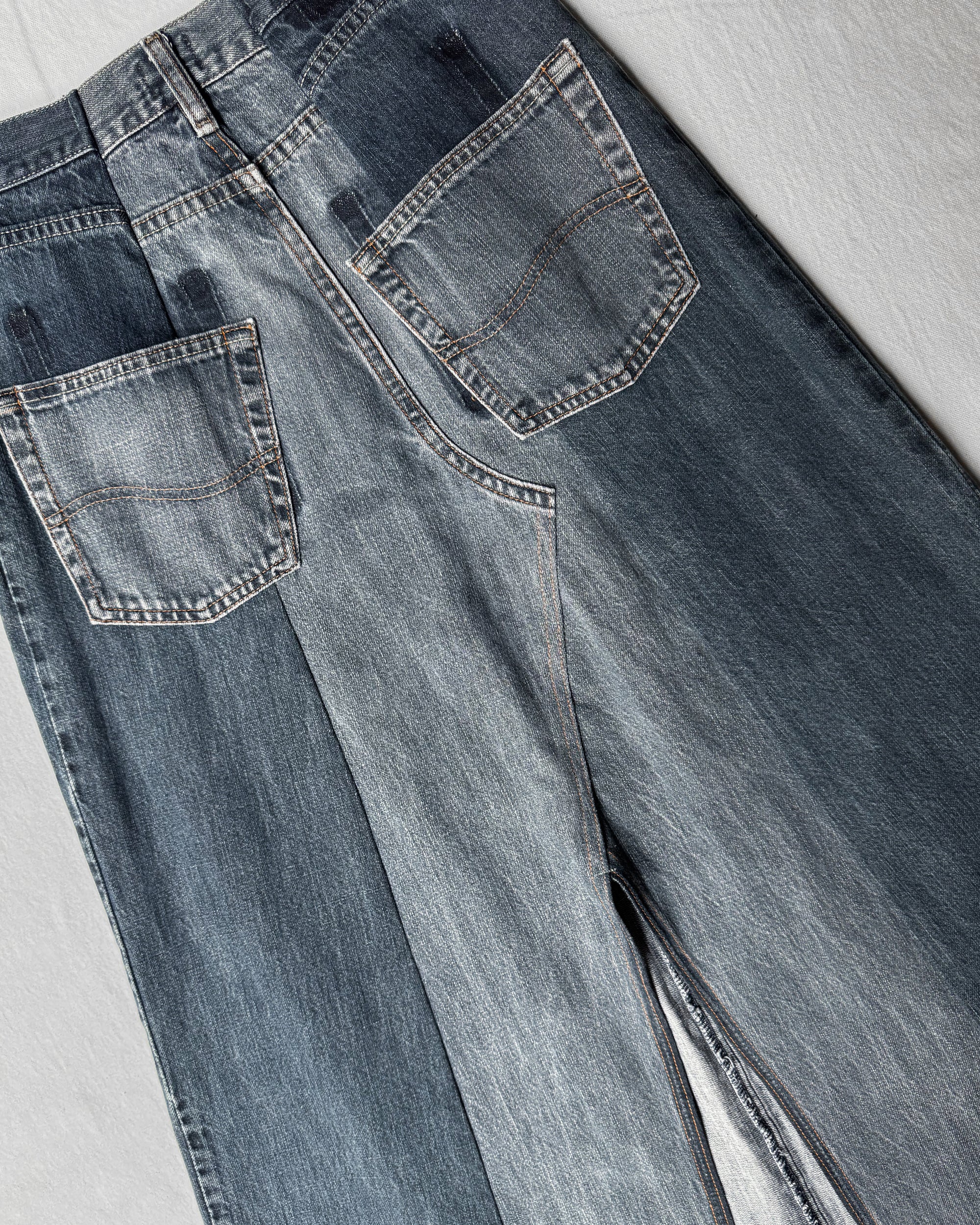 ID25-020 / rebuild denim skirt【C】