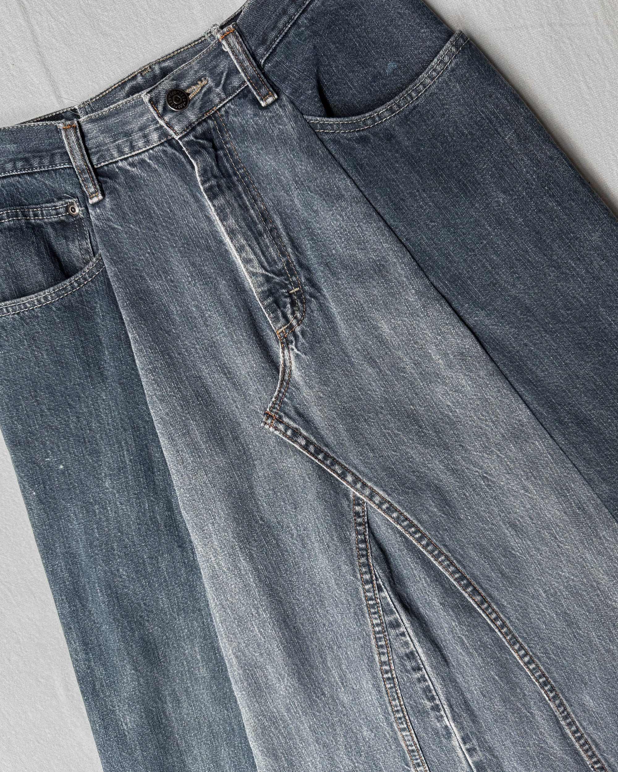 ID25-020 / rebuild denim skirt【C】