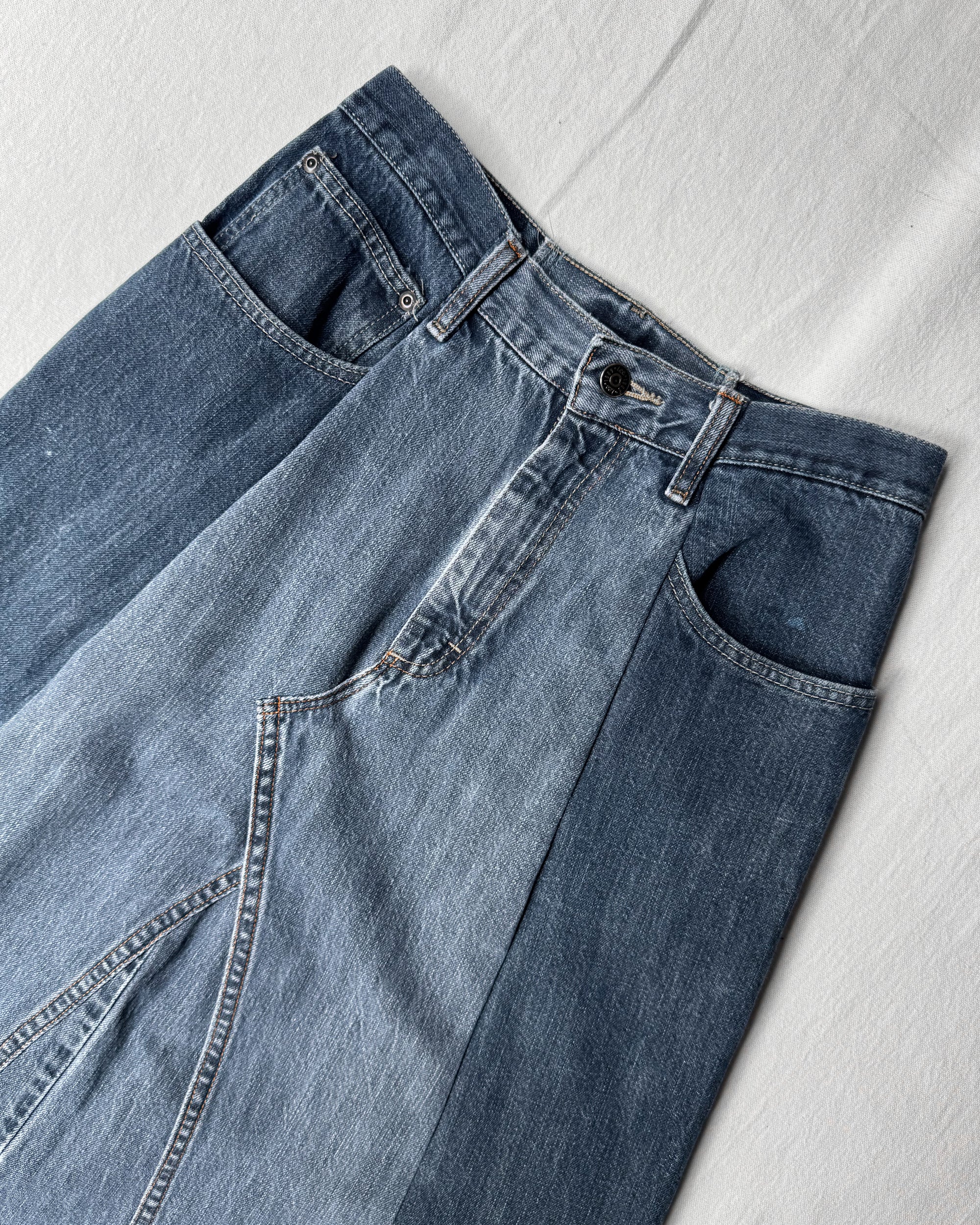 ID25-020 / rebuild denim skirt【C】