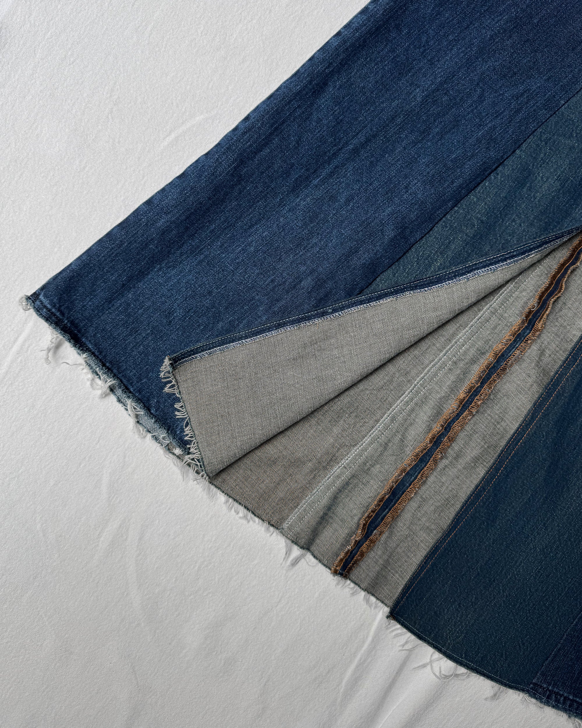 ID25-020 / rebuild denim skirt【D】