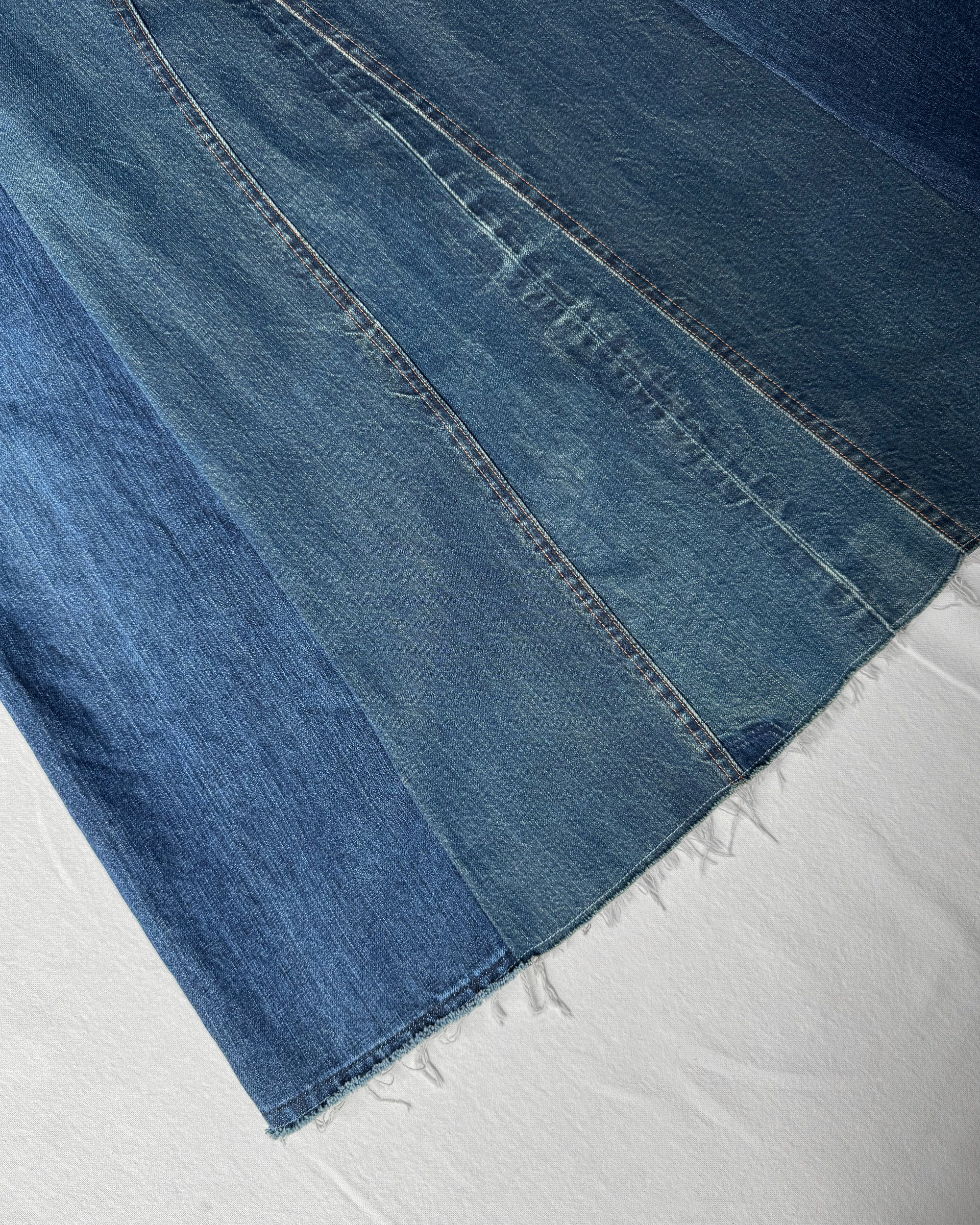 ID25-020 / rebuild denim skirt【D】