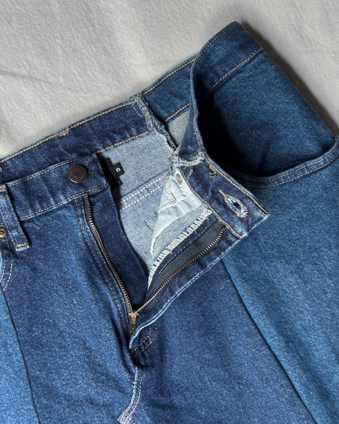 ID25-020-L-01 / rebuild denim skirt【B】