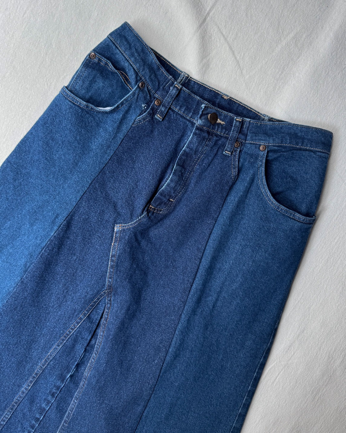 ID25-020-L-01 / rebuild denim skirt【B】