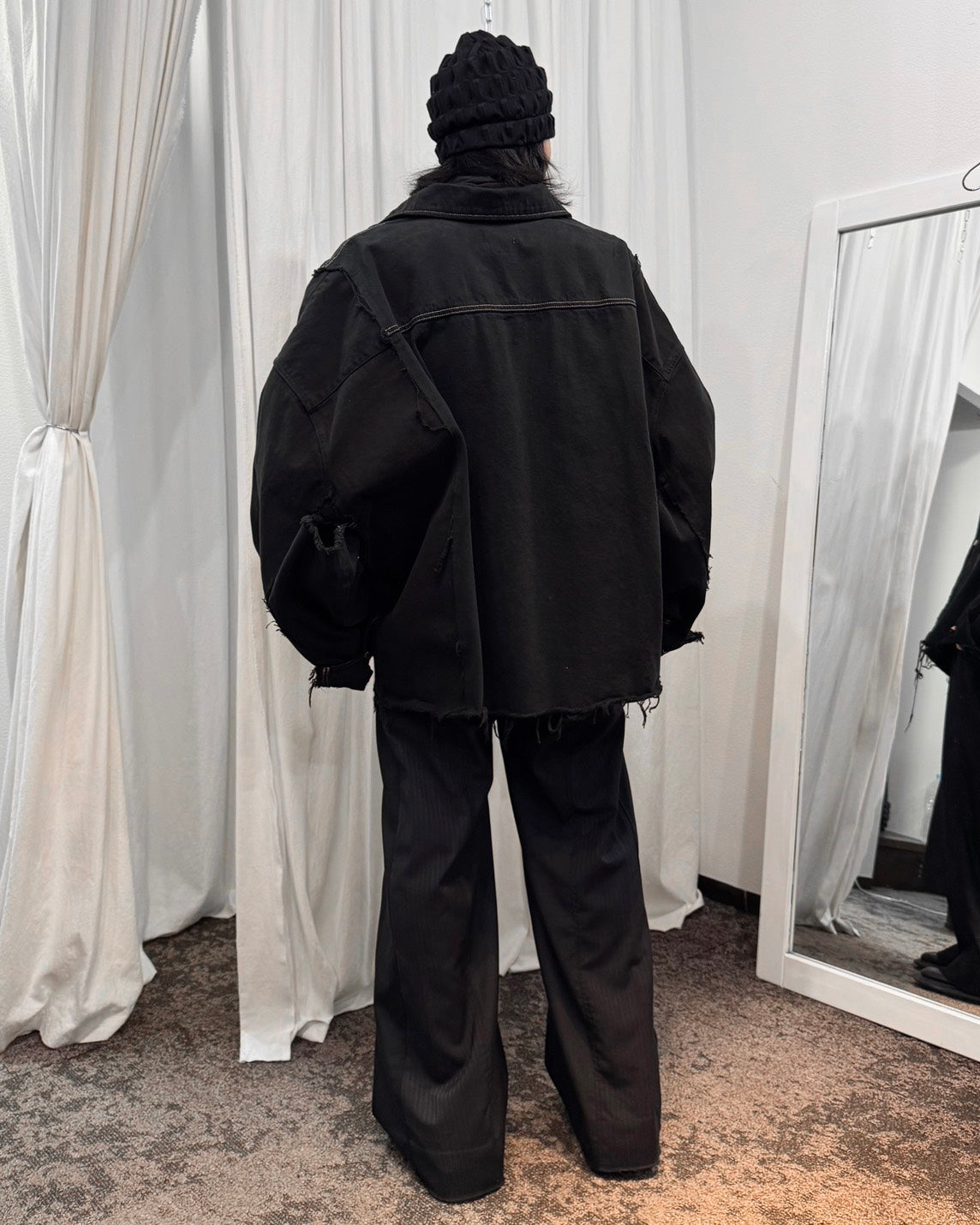 ID-006-F / rebuild kimono denim overdye【B】