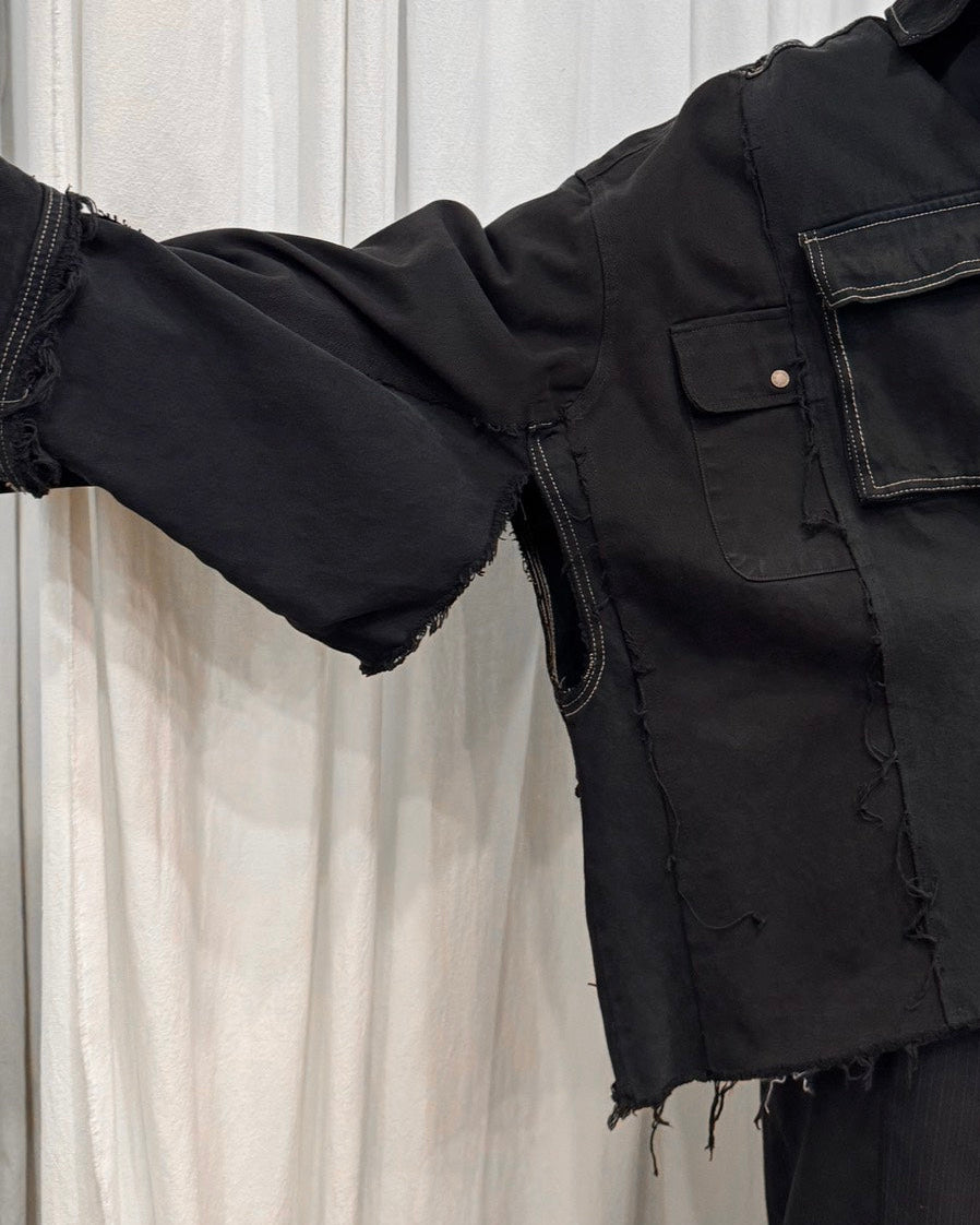 ID-006-F / rebuild kimono denim overdye【B】