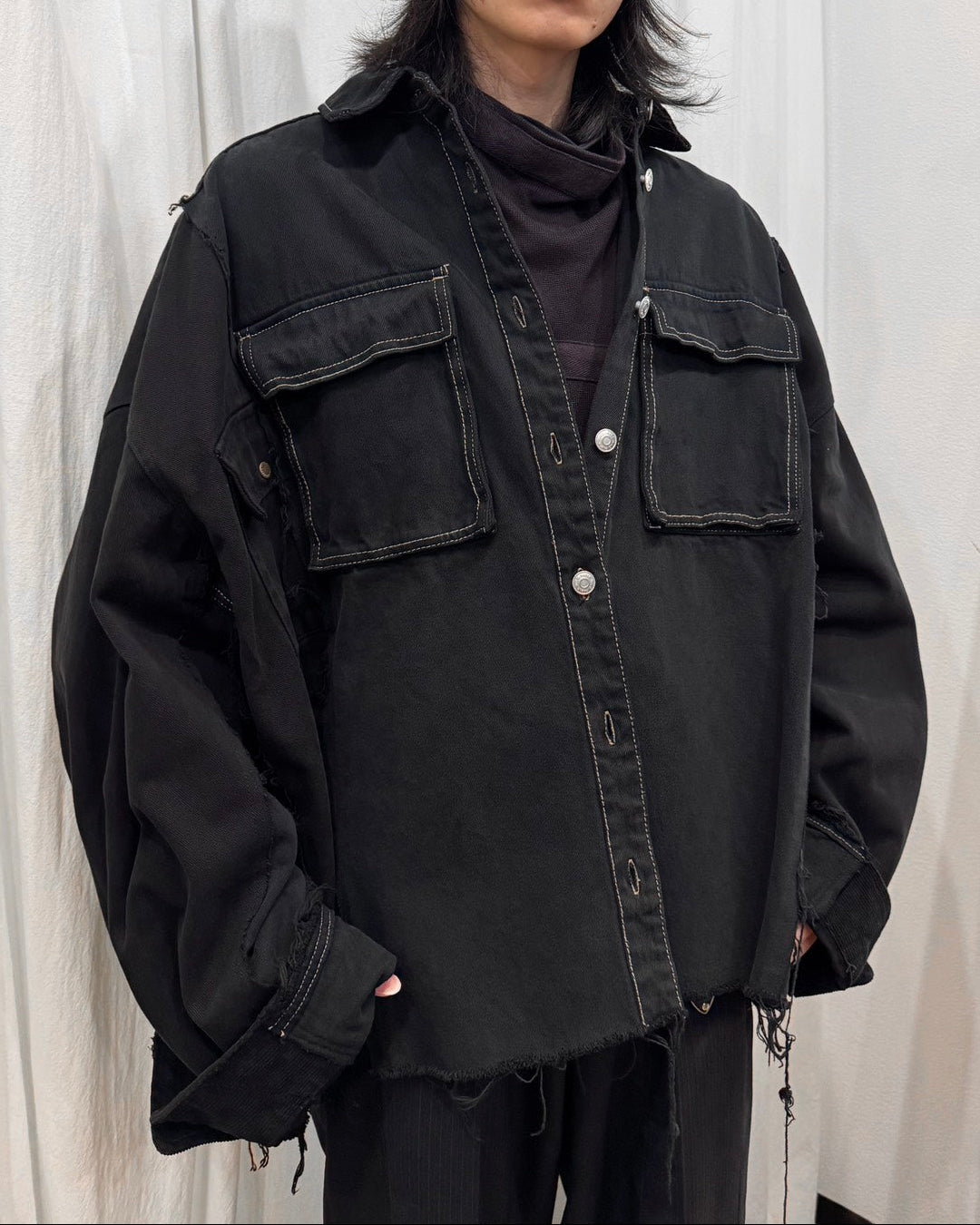 ID-006-F / rebuild kimono denim overdye【B】