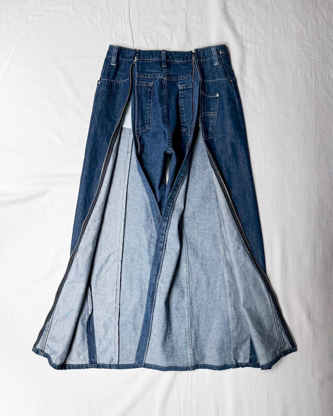 ID25-017 / zip engineered denim【B】