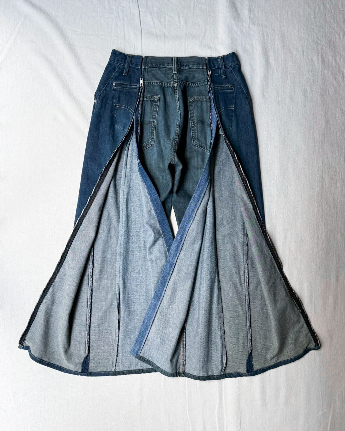 ID25-017 / zip engineered denim【A】