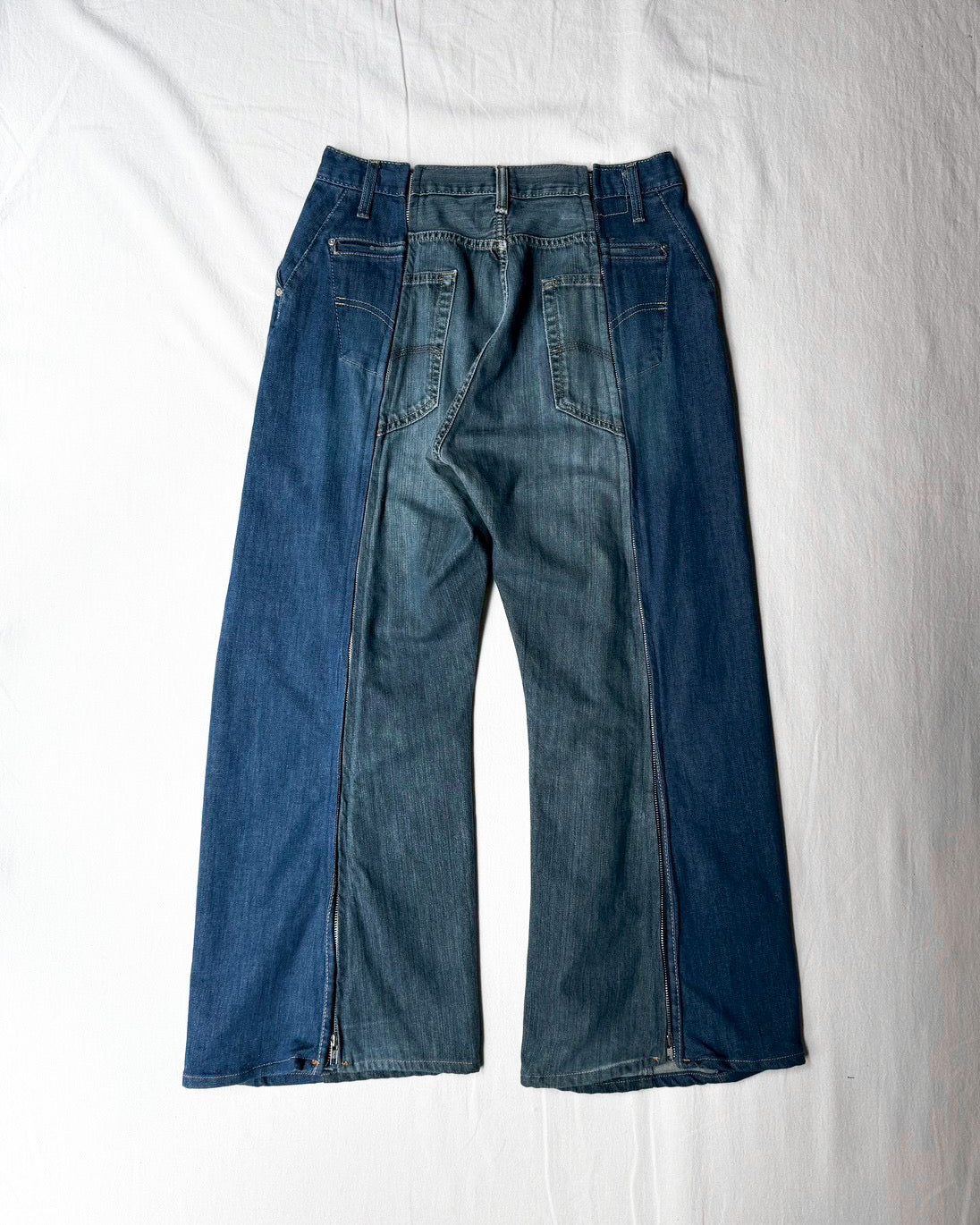 ID25-017 / zip engineered denim【A】