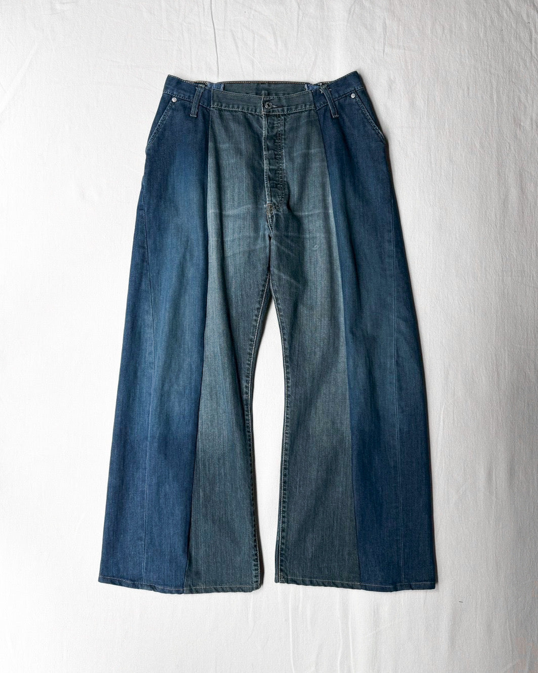 ID25-017 / zip engineered denim【A】