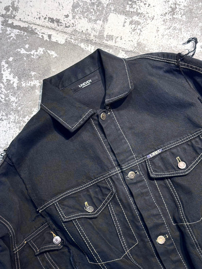 RE-030-01 / rebuild kimono denim jacket "overdye"【B】