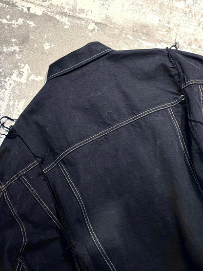 RE-030-01 / rebuild kimono denim jacket "overdye"【B】