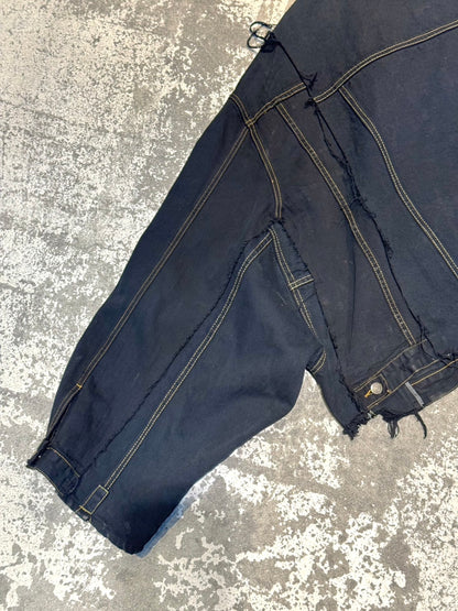 RE-030-01 / rebuild kimono denim jacket "overdye"【B】