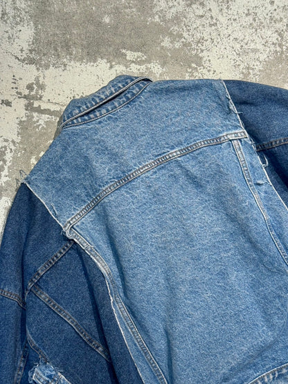 RE-030-03 / rebuild kimono denim jacket【A】