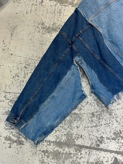 RE-030-03 / rebuild kimono denim jacket【A】