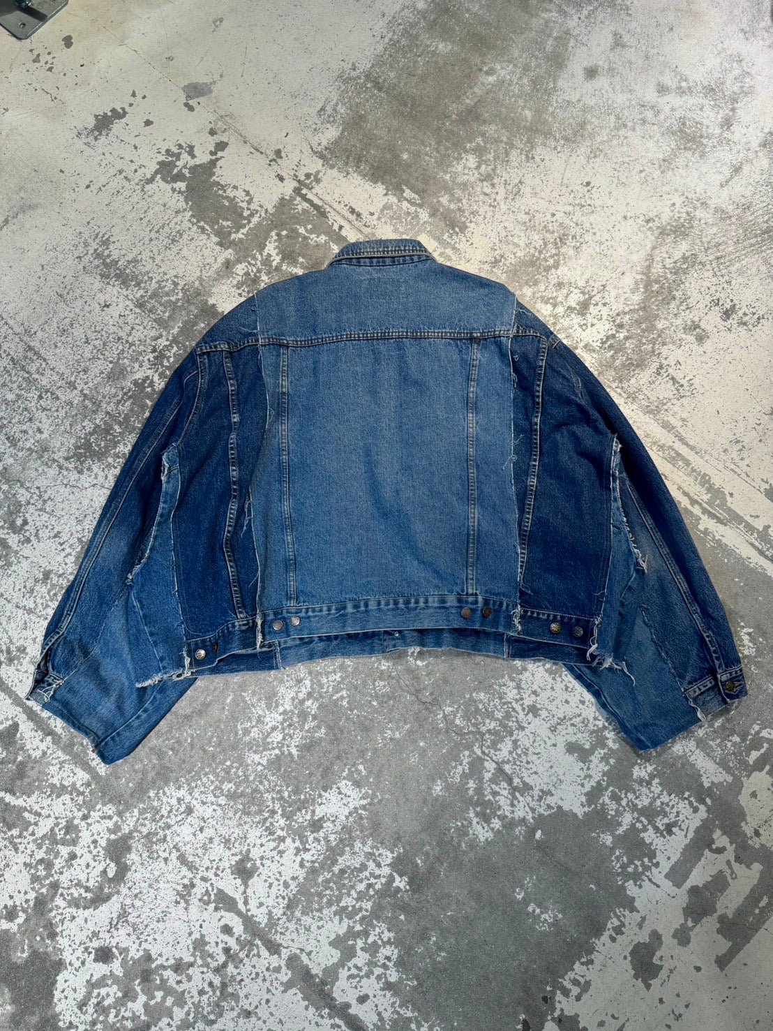RE-030-03 / rebuild kimono denim jacket 【D】