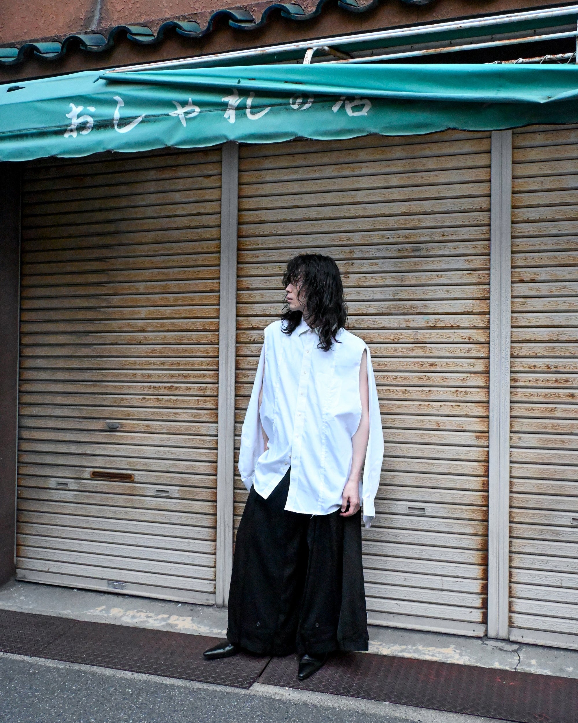 ID26-006-03-L / rebuild hakama slacks【A】