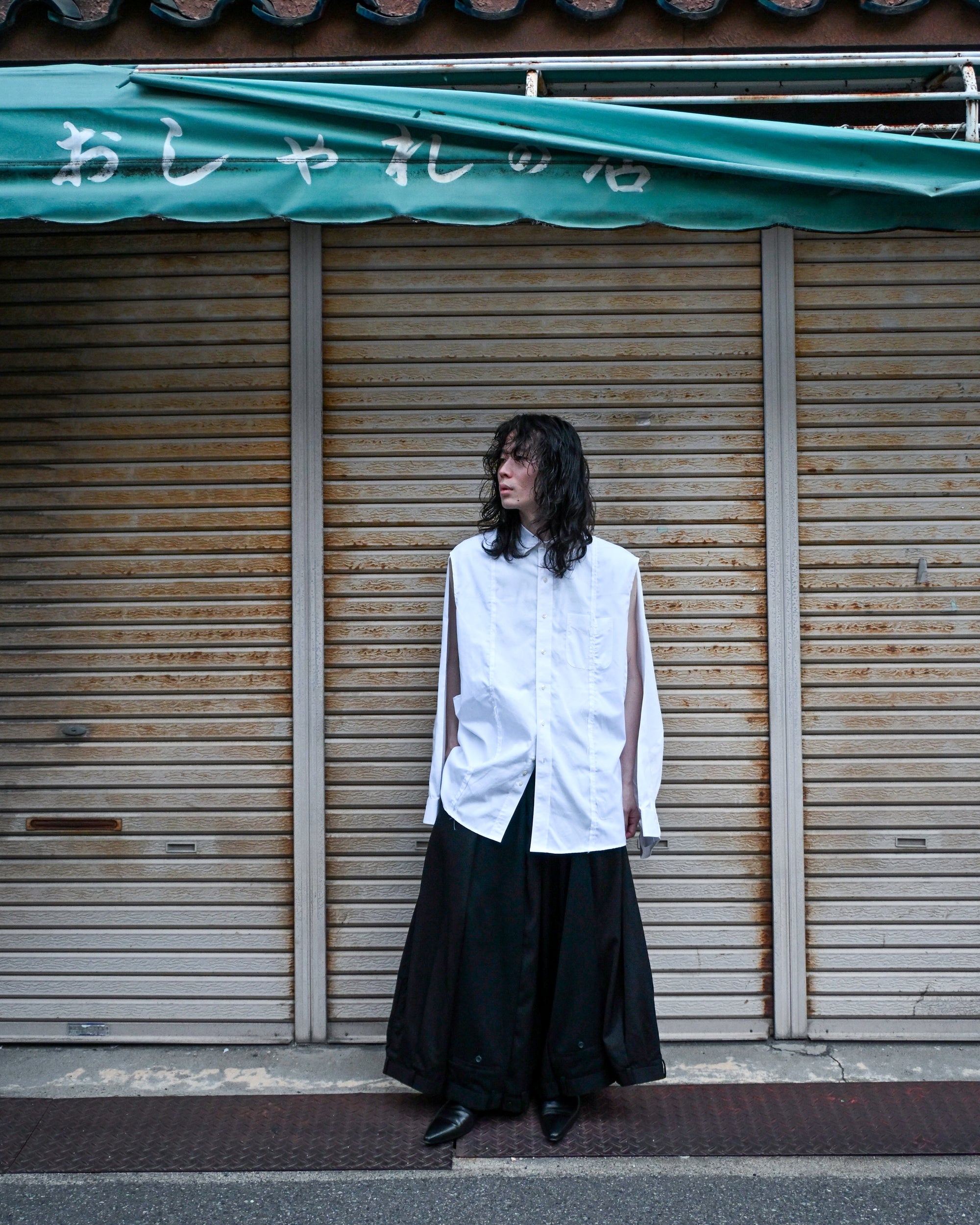 ID26-006-03-L / rebuild hakama slacks【A】