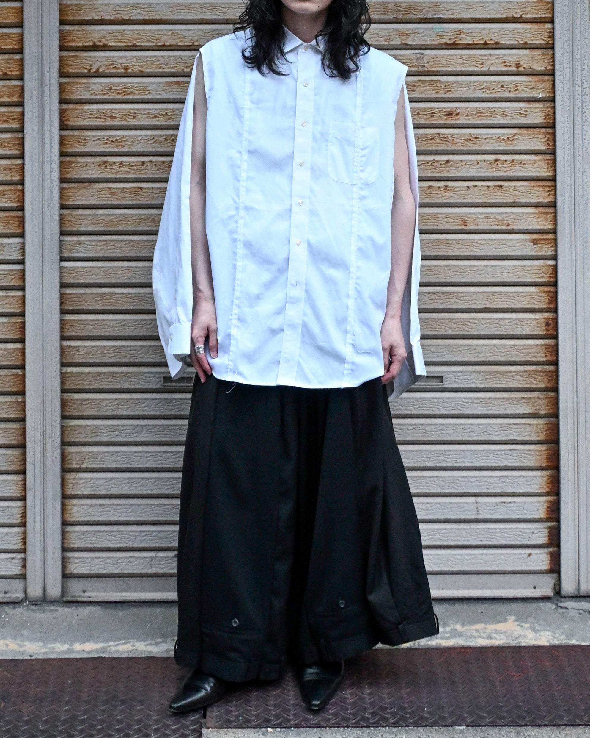 ID26-006-03-L / rebuild hakama slacks【A】