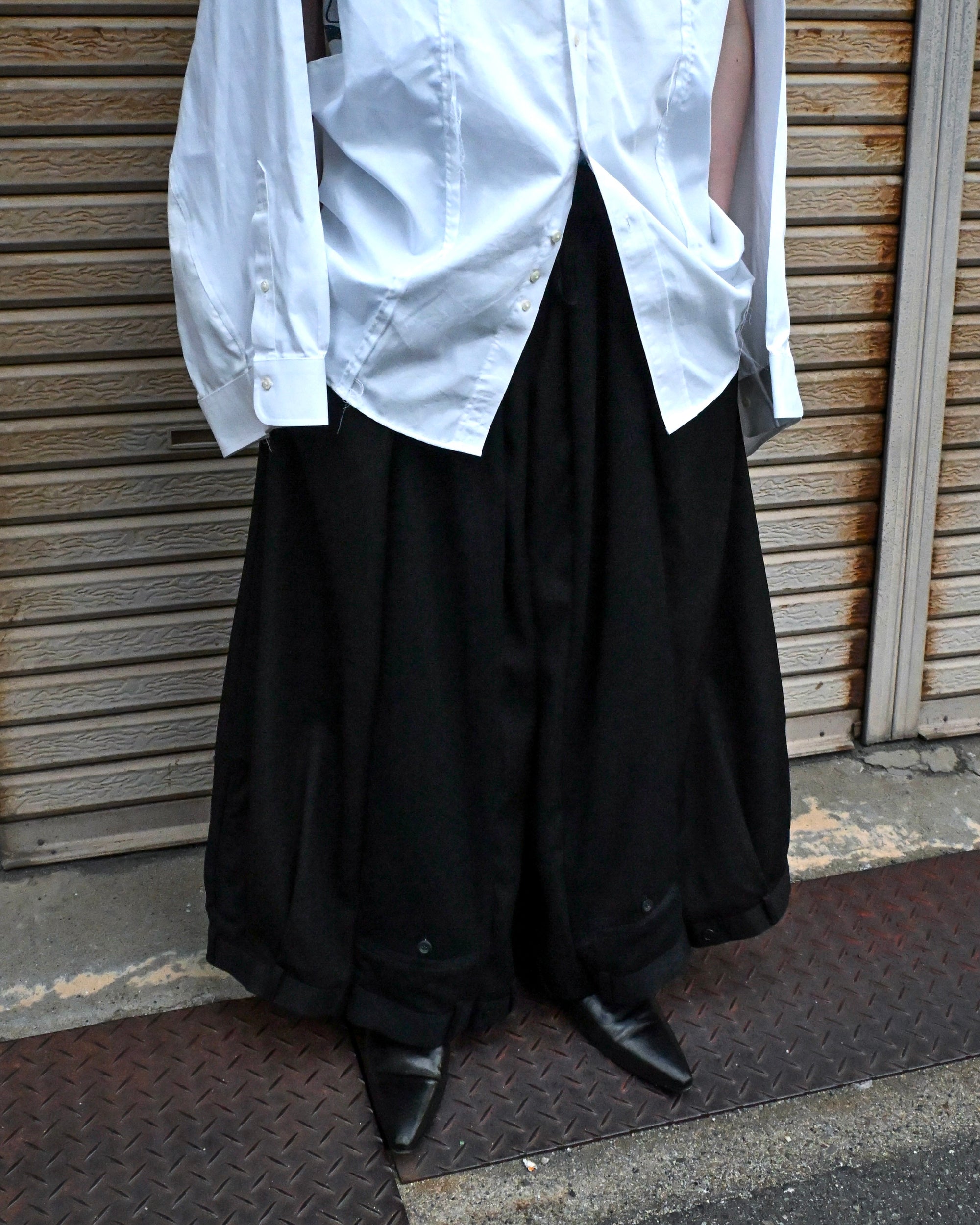 ID26-006-03-L / rebuild hakama slacks【A】