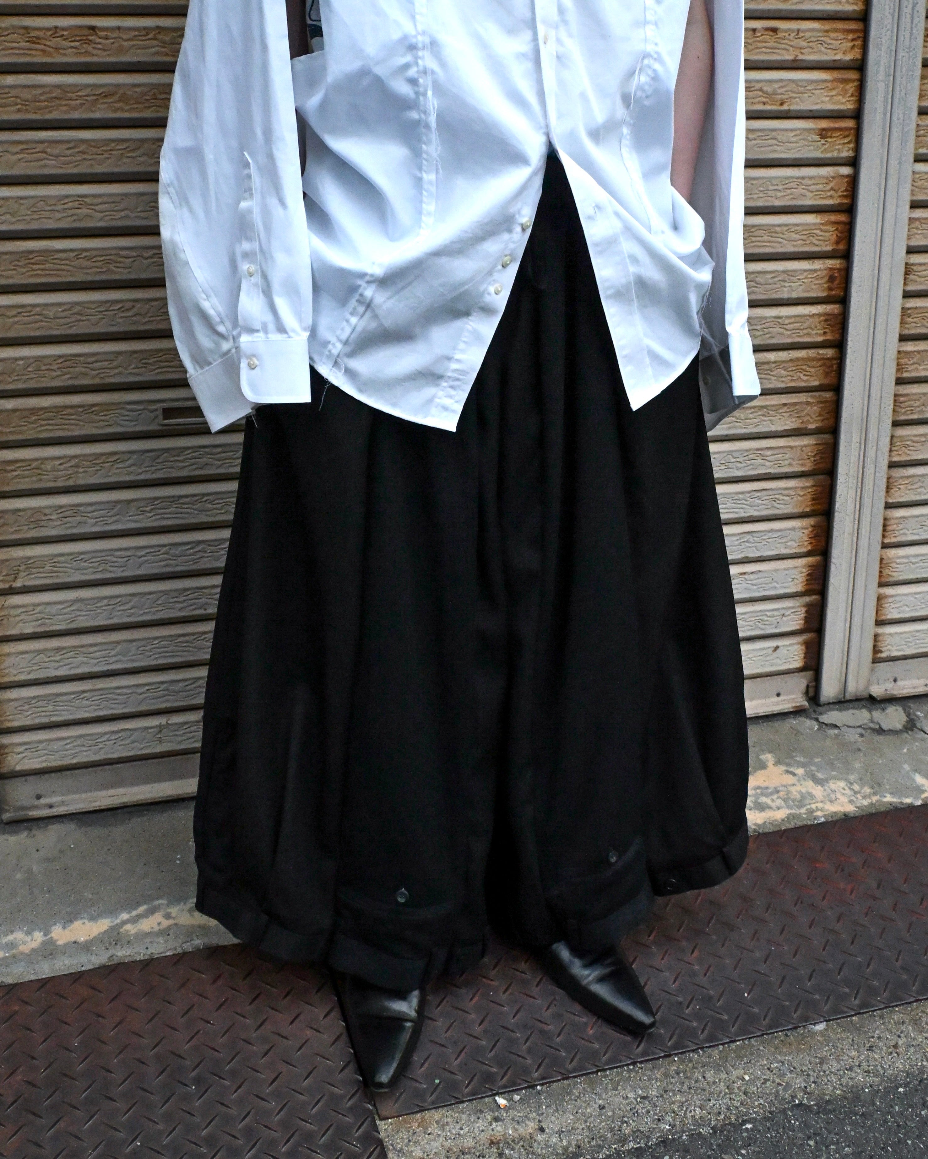 ID26-006-03-L / rebuild hakama slacks【A】