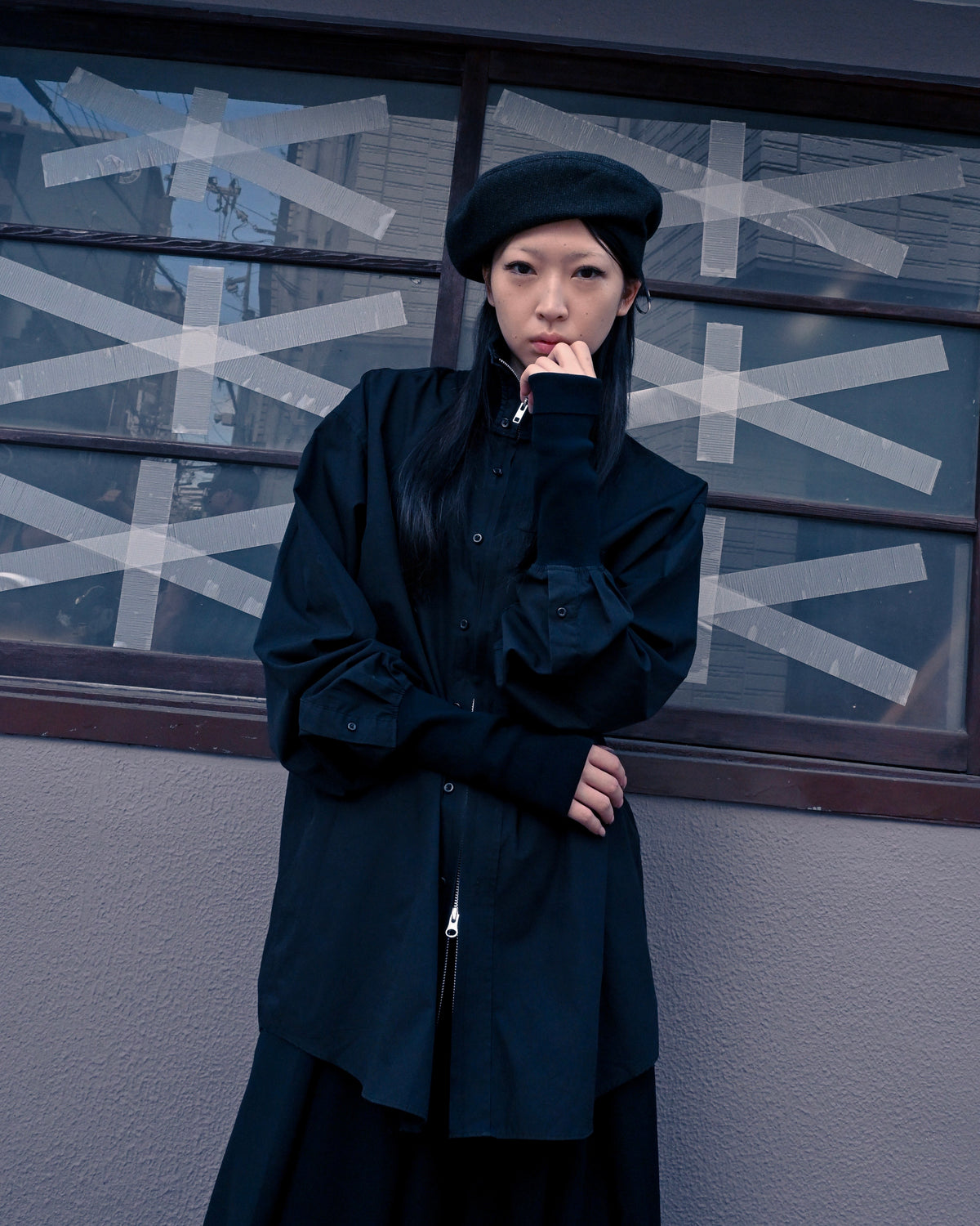 ID26-054-F / drivers shirt【B】