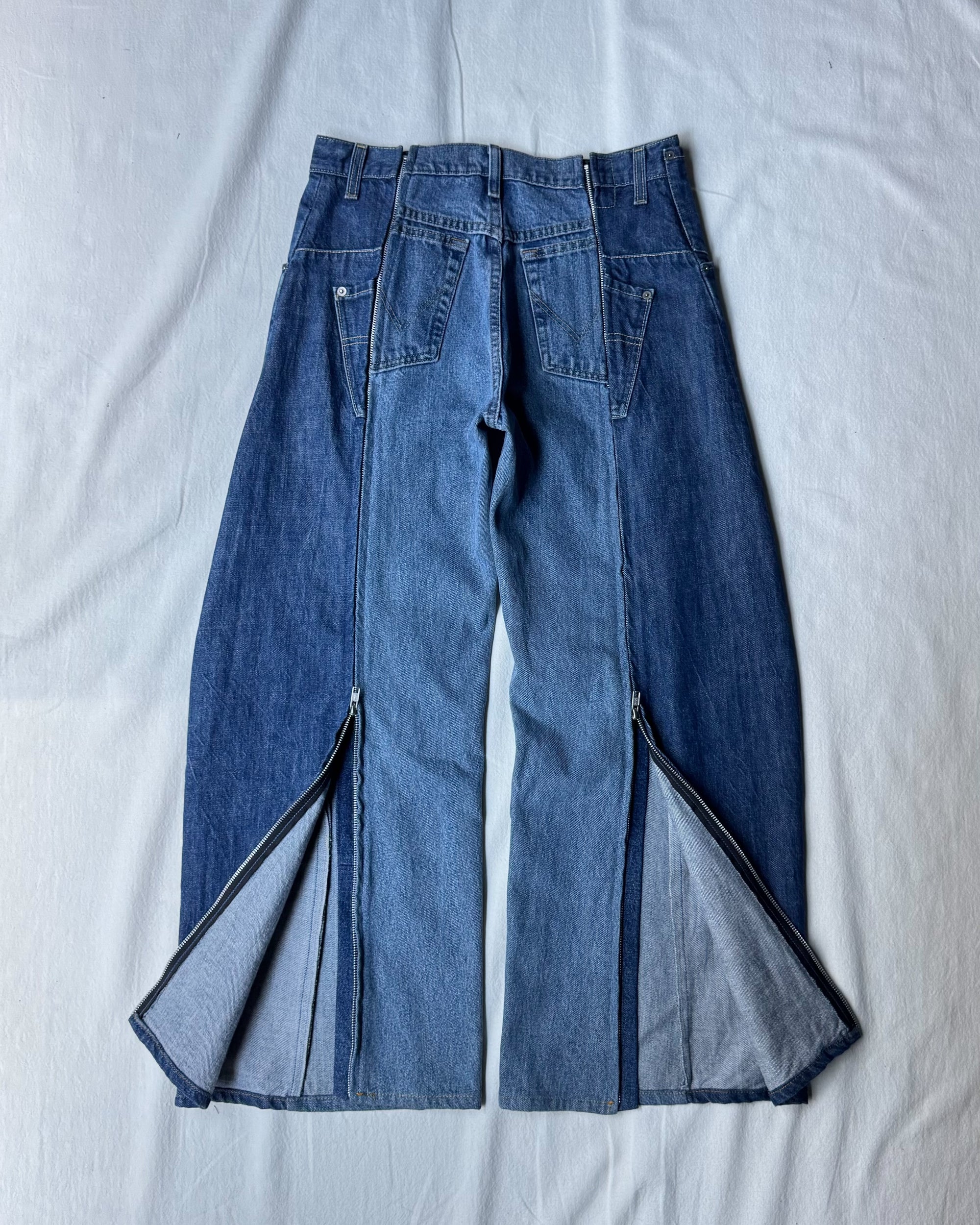 ID25-017 / zip engineered denim【B】