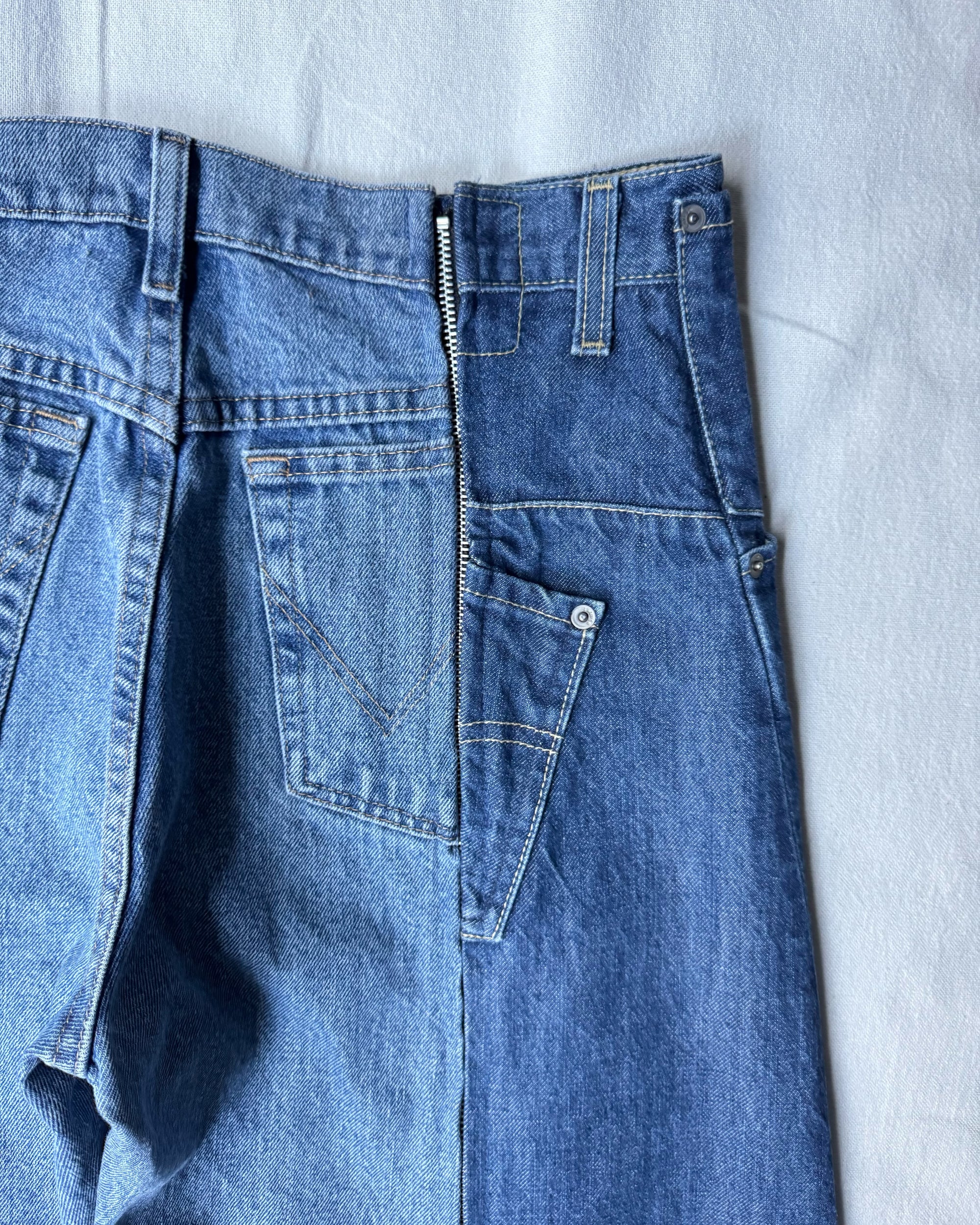 ID25-017 / zip engineered denim【B】