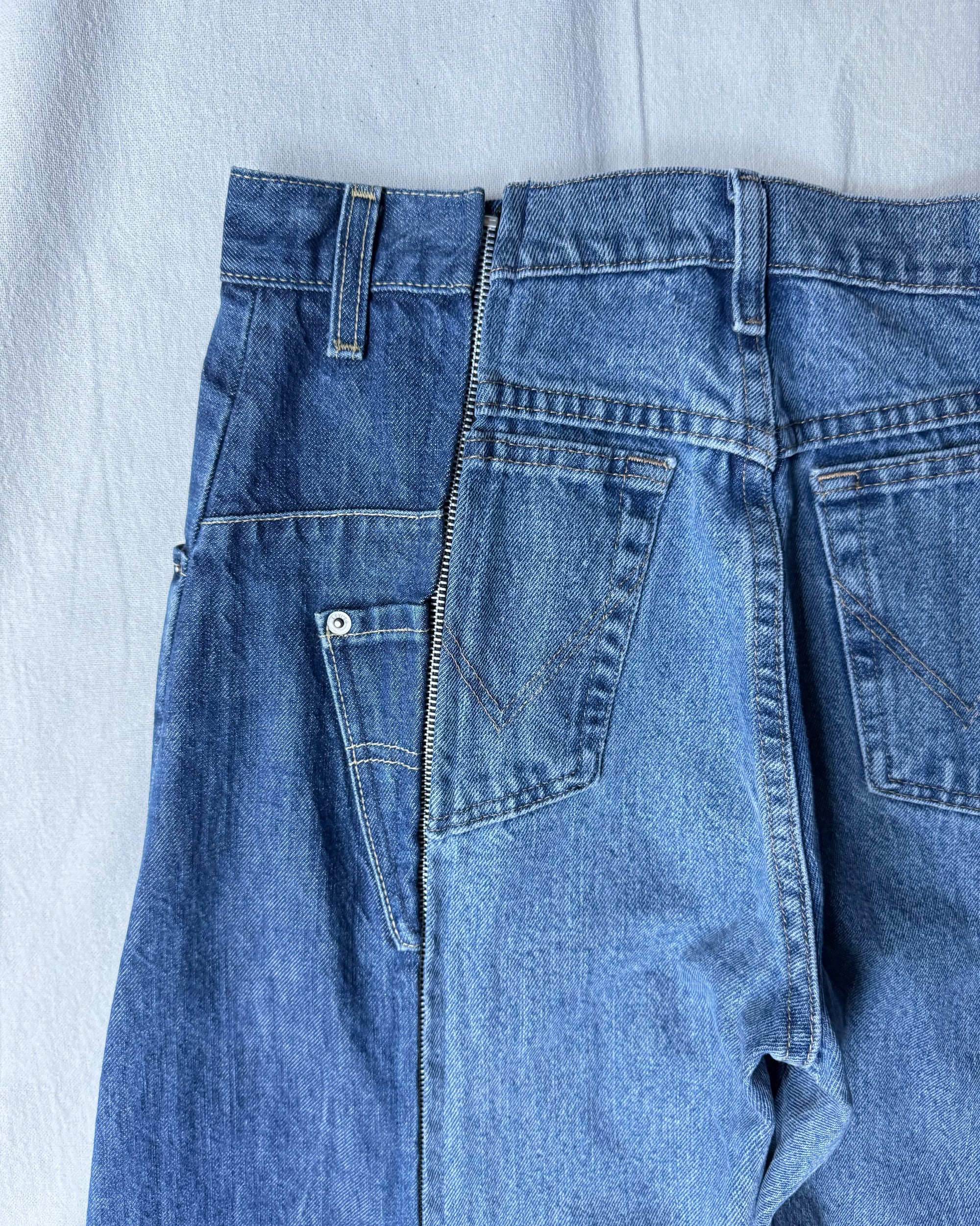 ID25-017 / zip engineered denim【B】