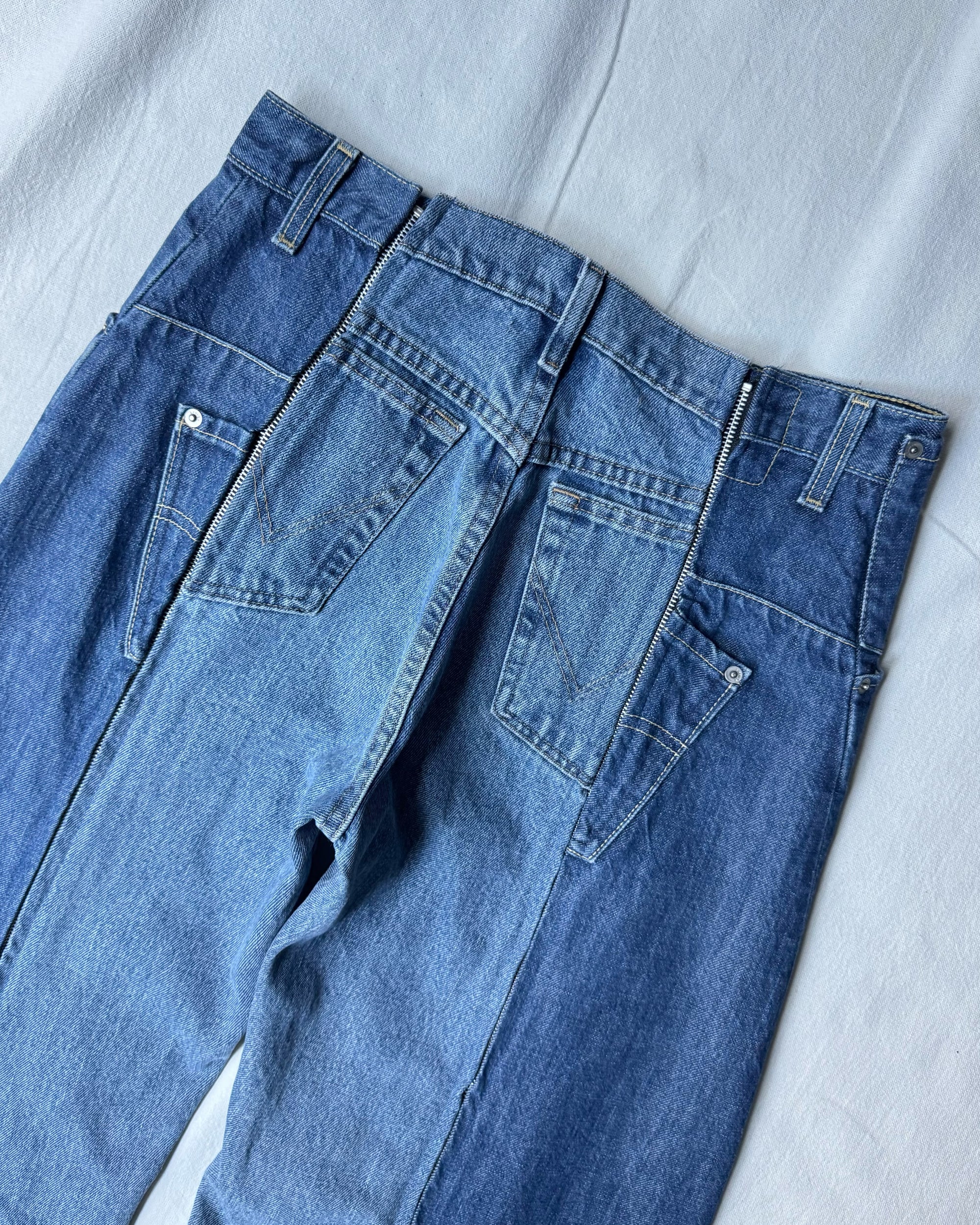 ID25-017 / zip engineered denim【B】