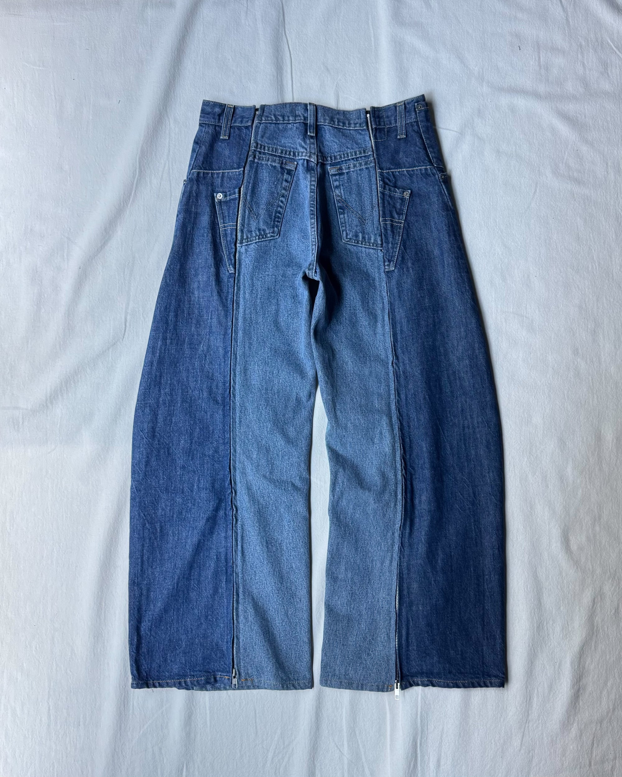 ID25-017 / zip engineered denim【B】