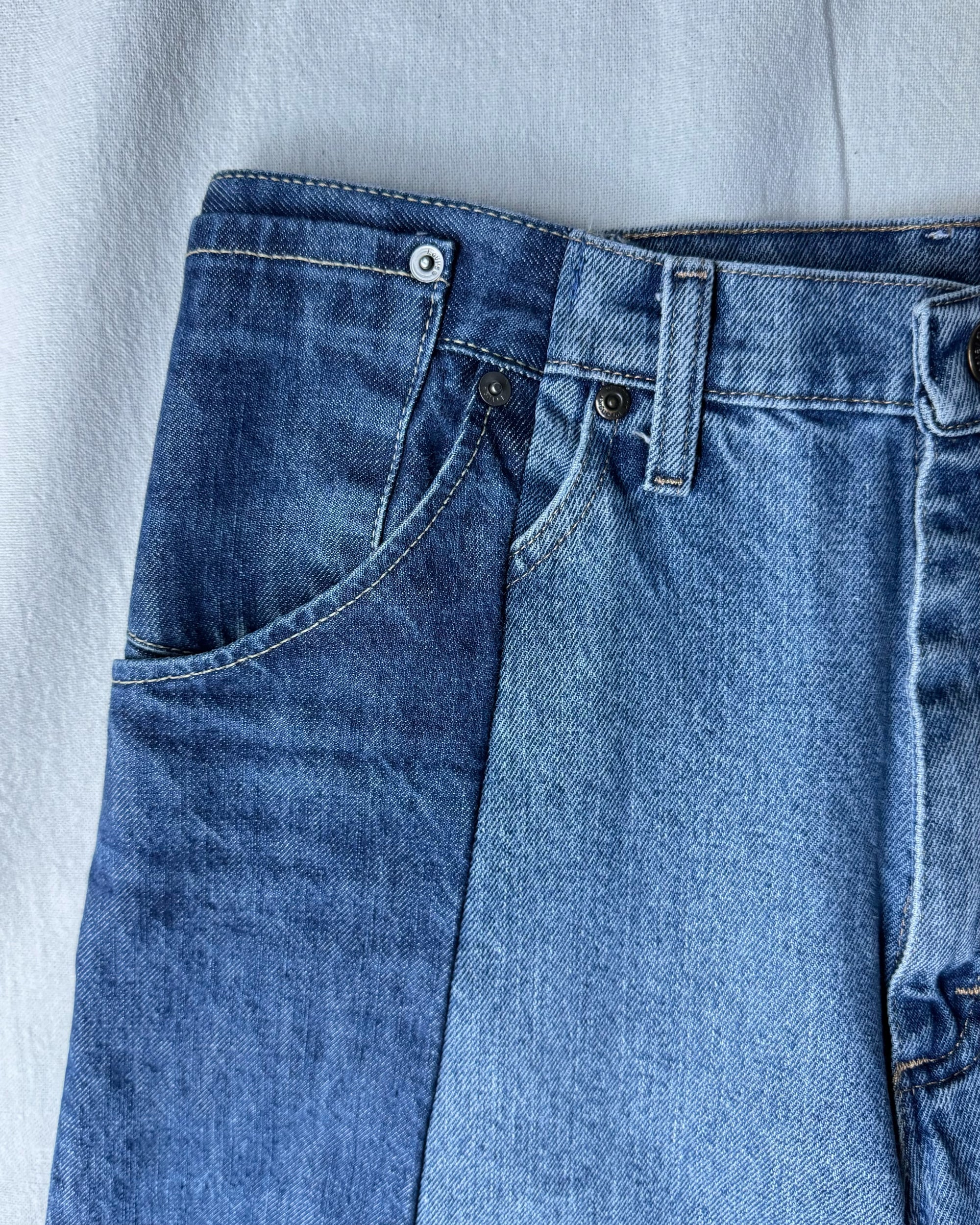ID25-017 / zip engineered denim【B】