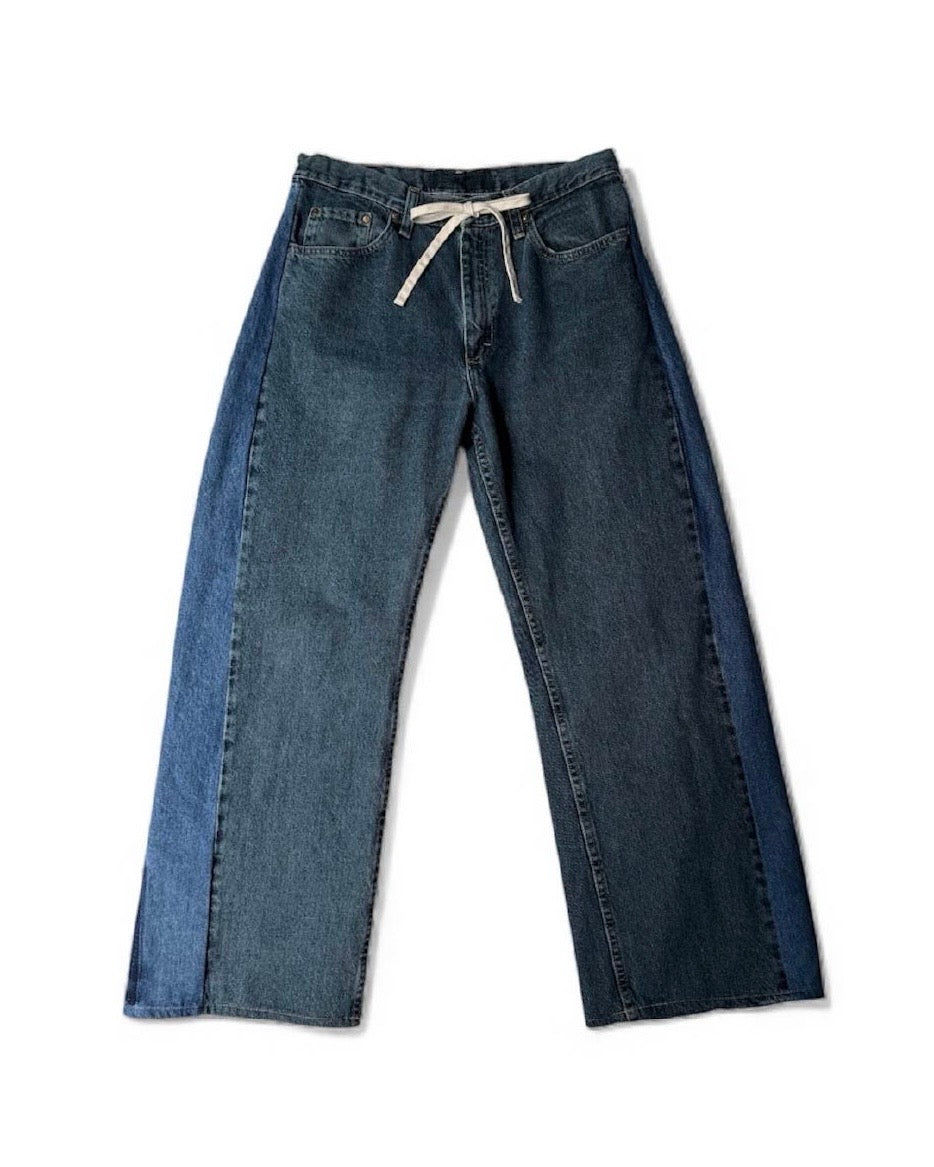 ID25-005-01-F / wide leg easy denim【B】