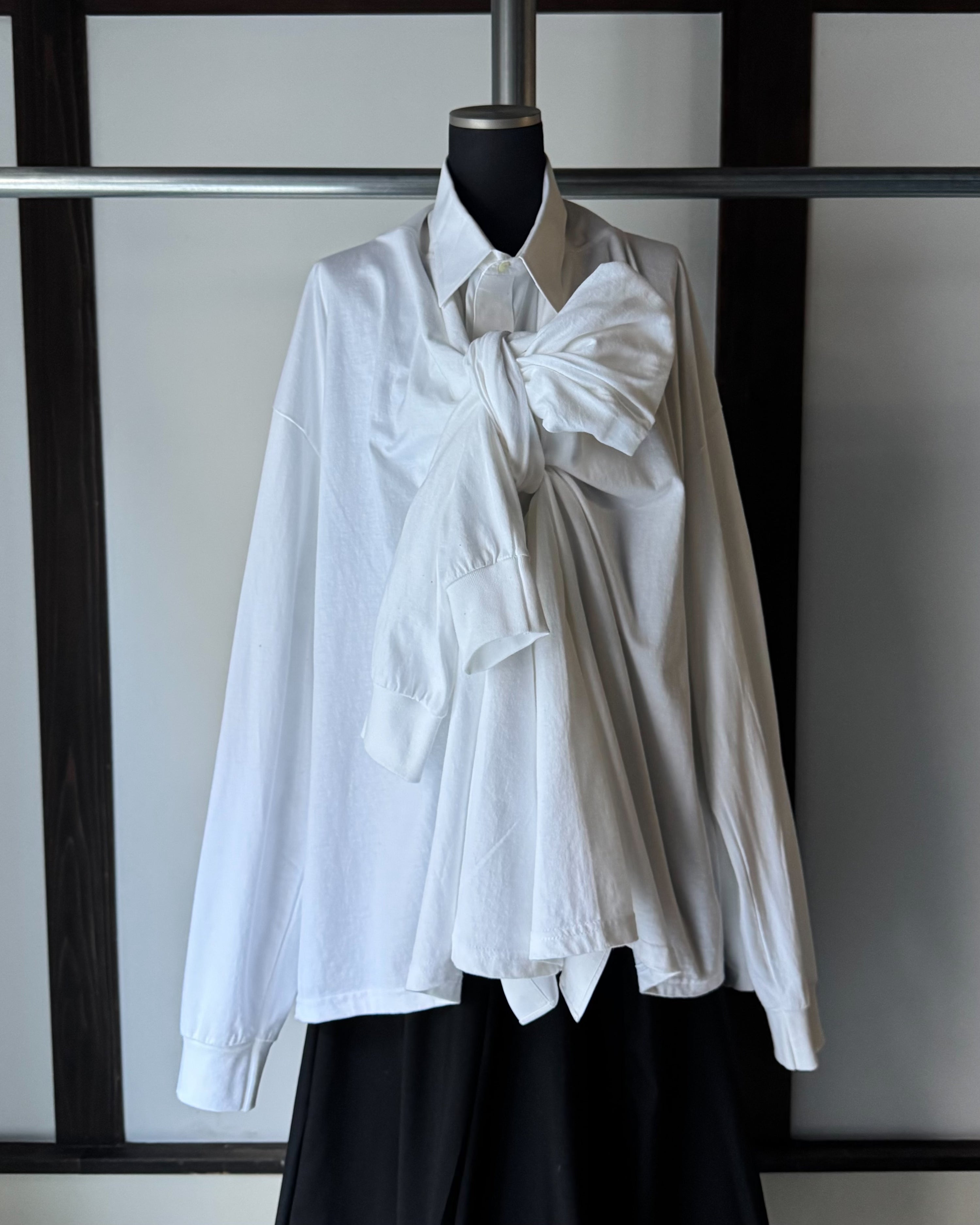 ID25-032-F / docking avant-garde shirt【A】