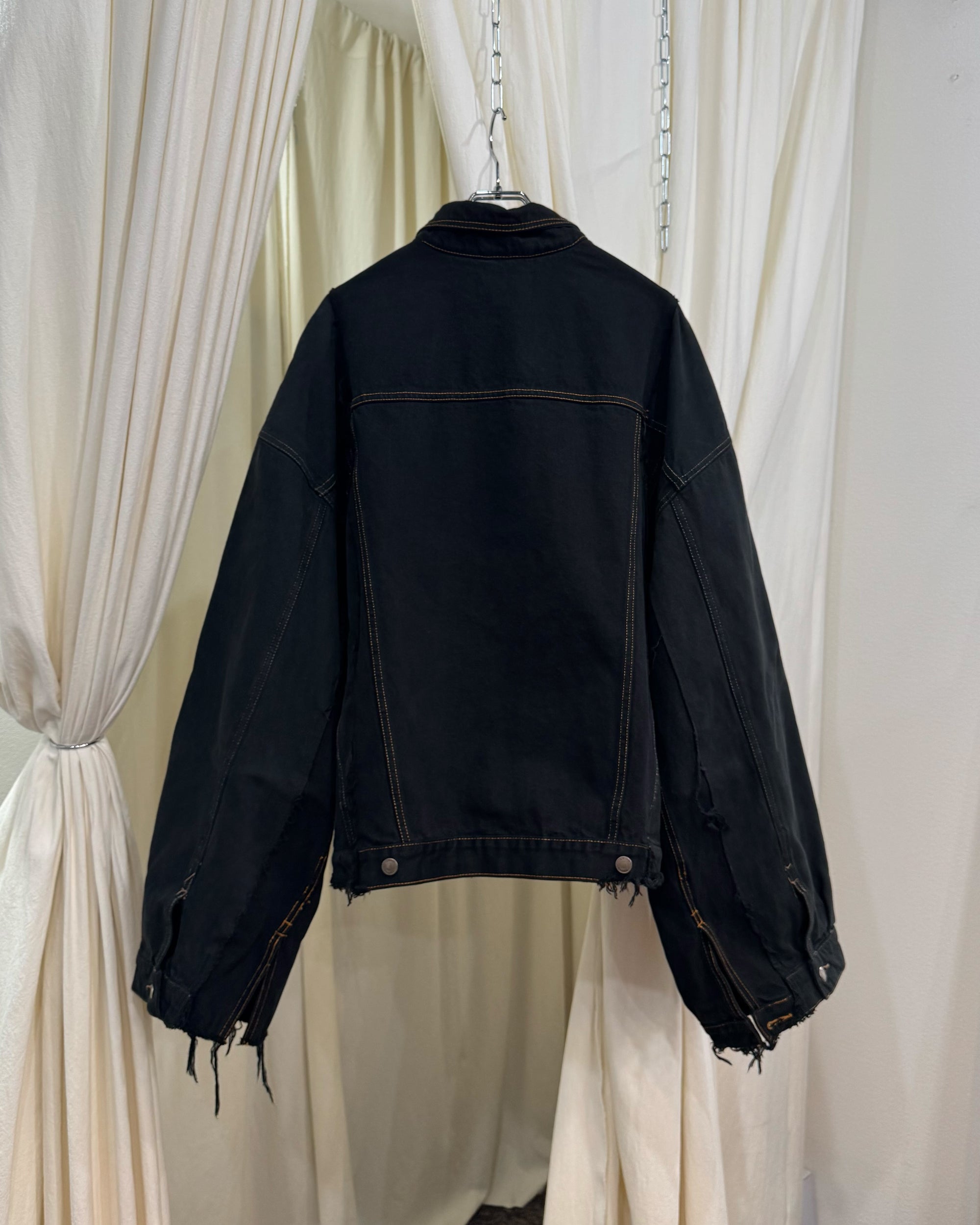 ID-006-01-F / rebuild kimono denim overdye