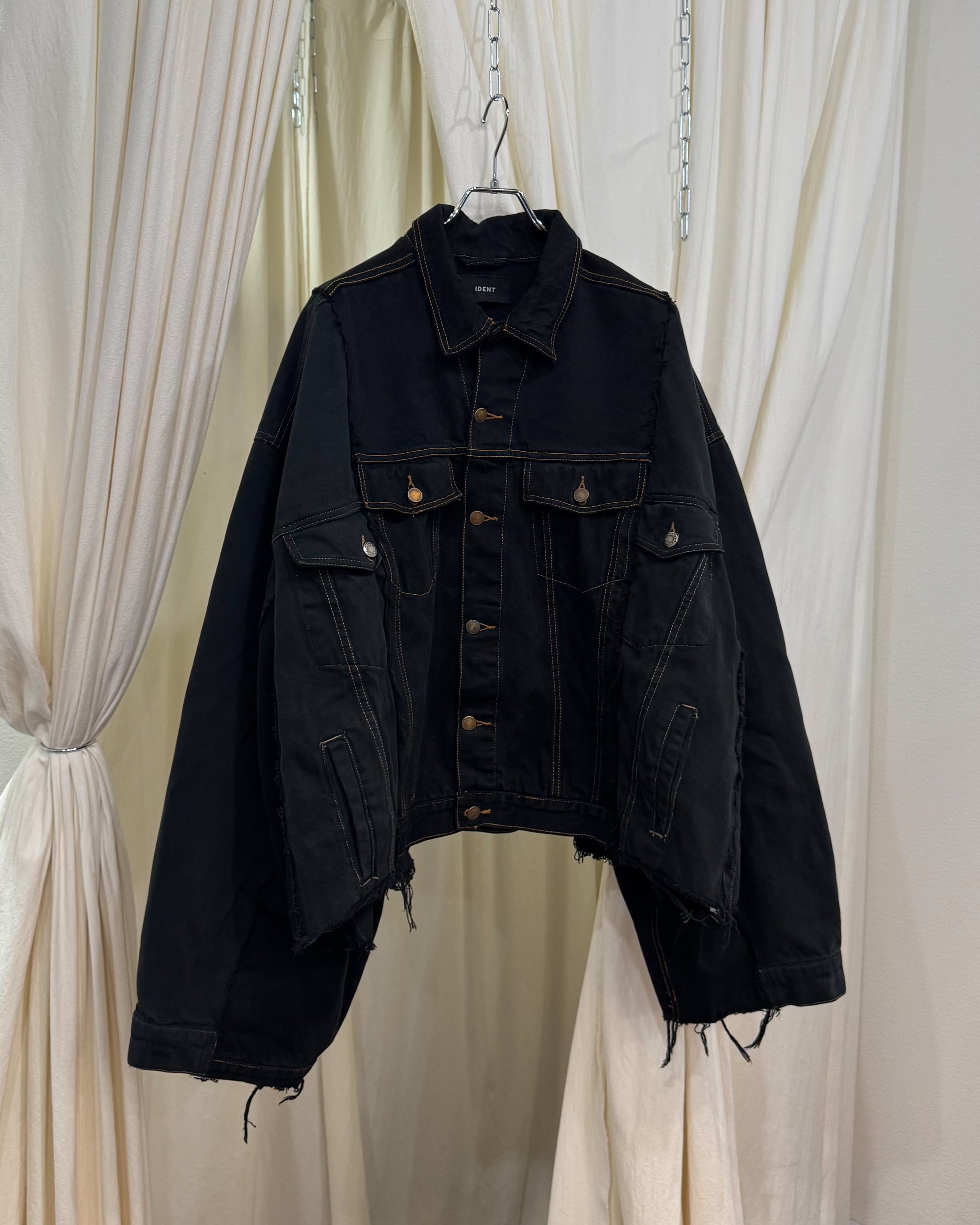 ID-006-01-F / rebuild kimono denim overdye