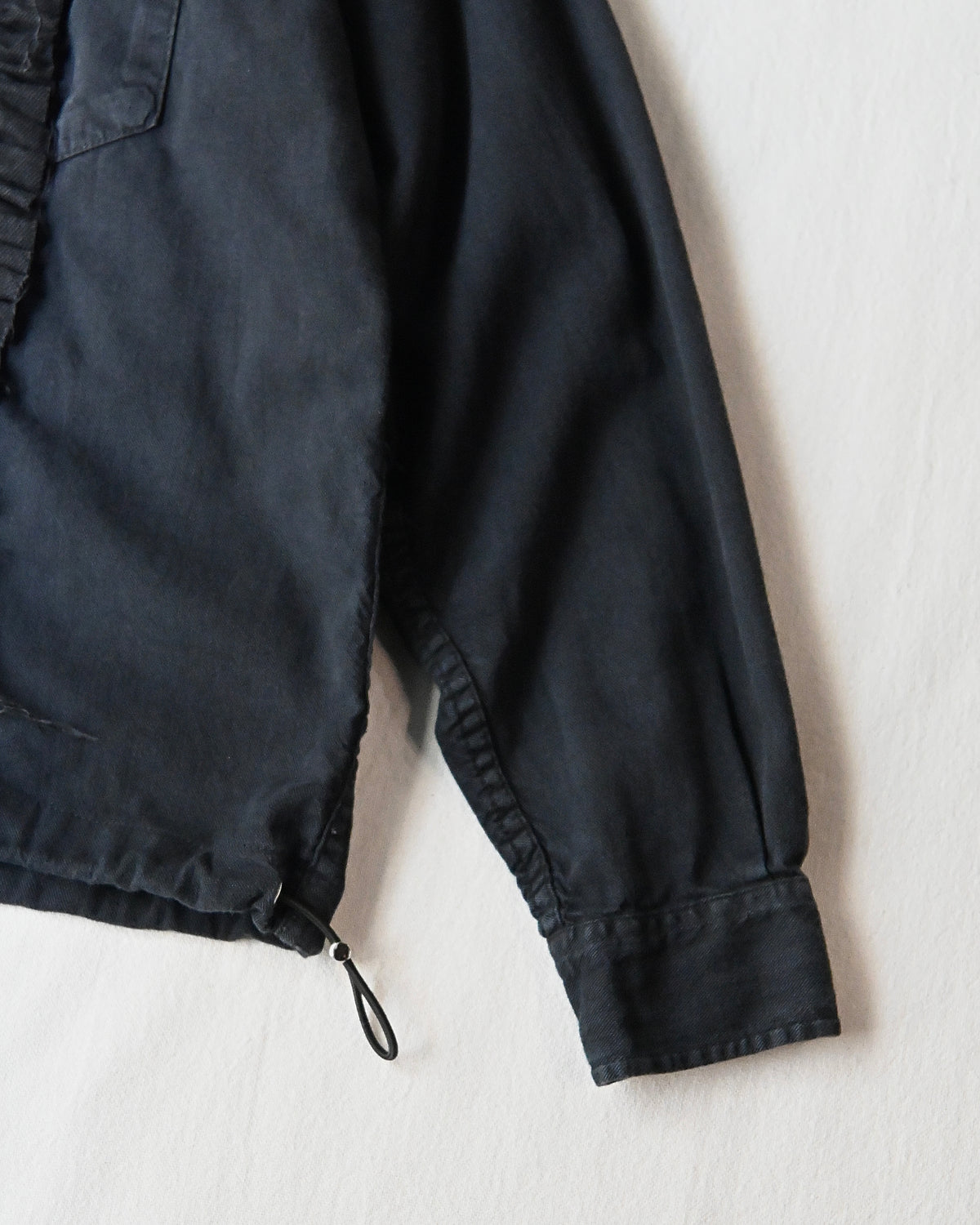 ID26-014-07-F / denim frill shirt【D】