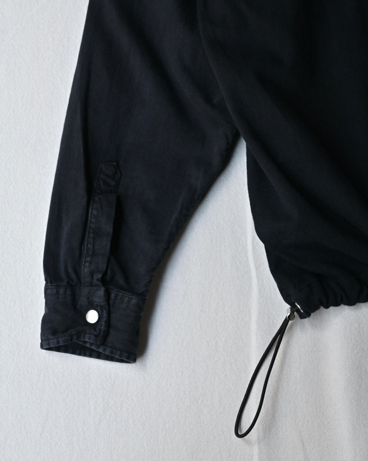 ID26-014-07-F / denim frill shirt【D】
