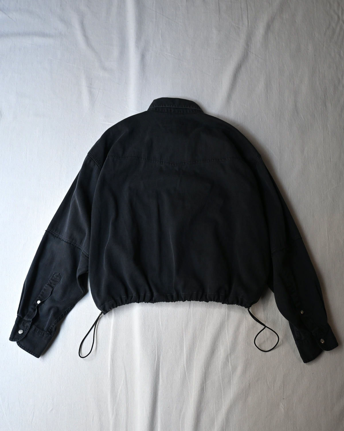 ID26-014-07-F / denim frill shirt【E】
