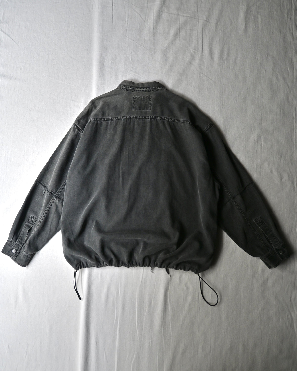 ID26-014-07-F / denim frill shirt【F】