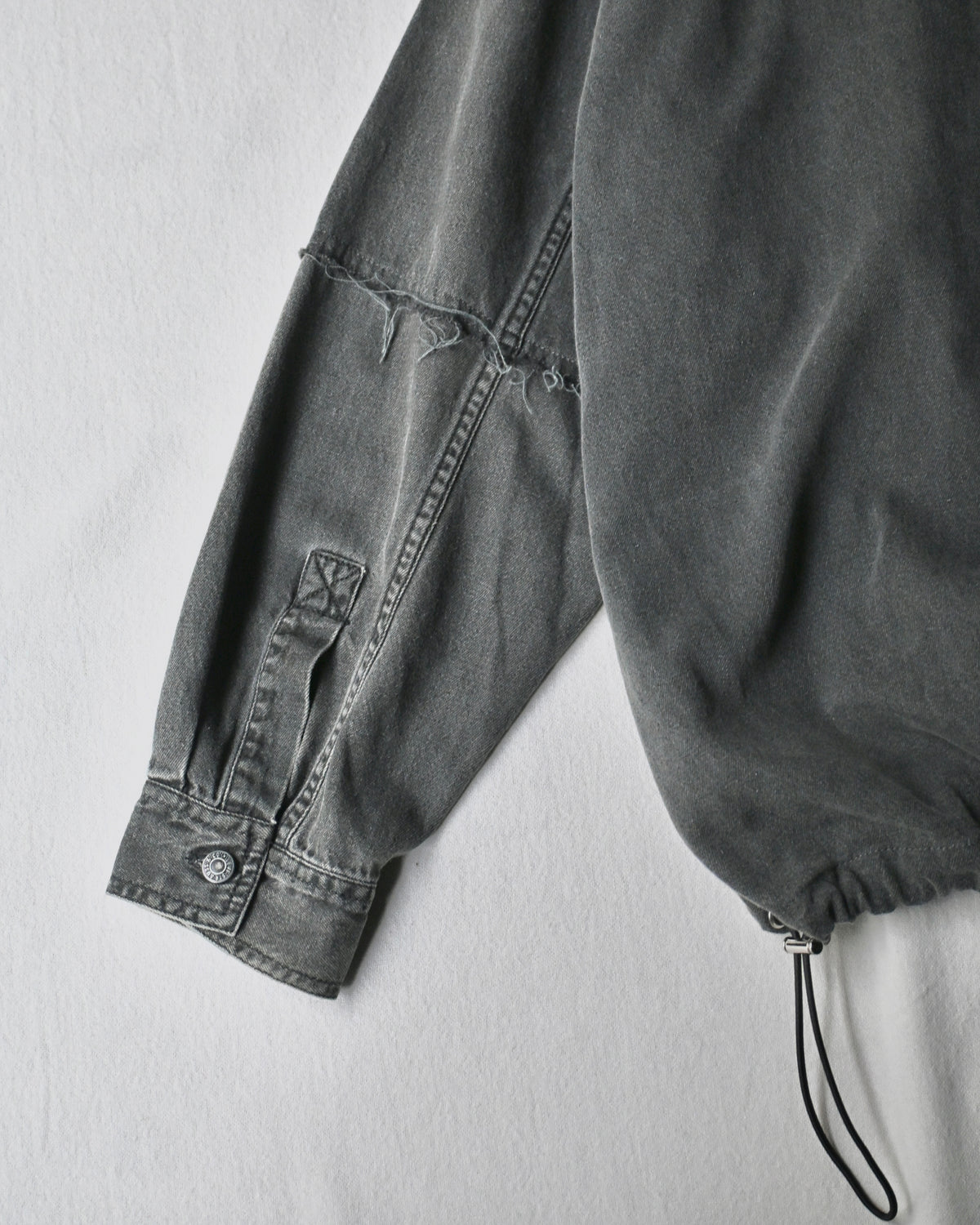 ID26-014-07-F / denim frill shirt【F】