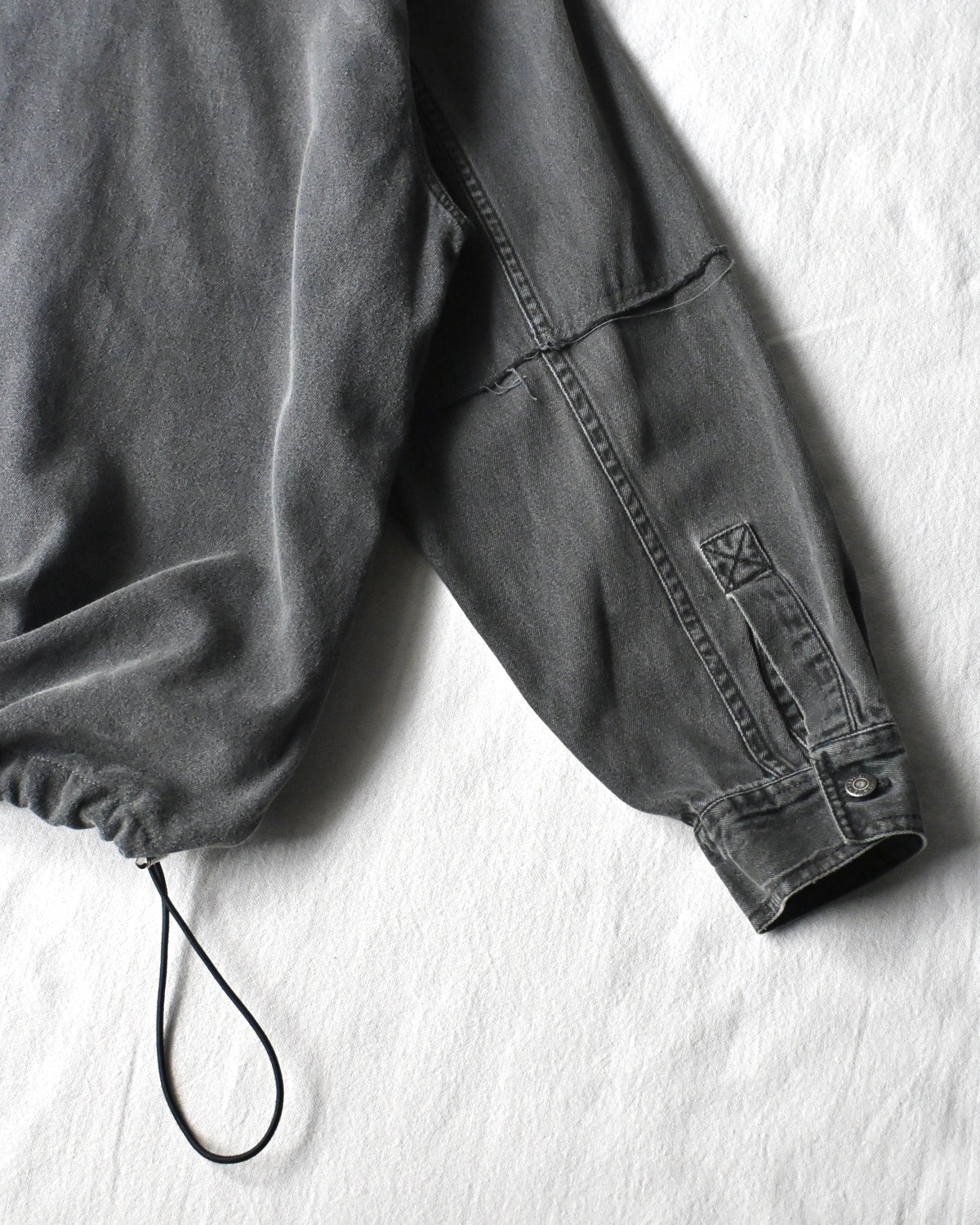 ID26-014-07-F / denim frill shirt【F】