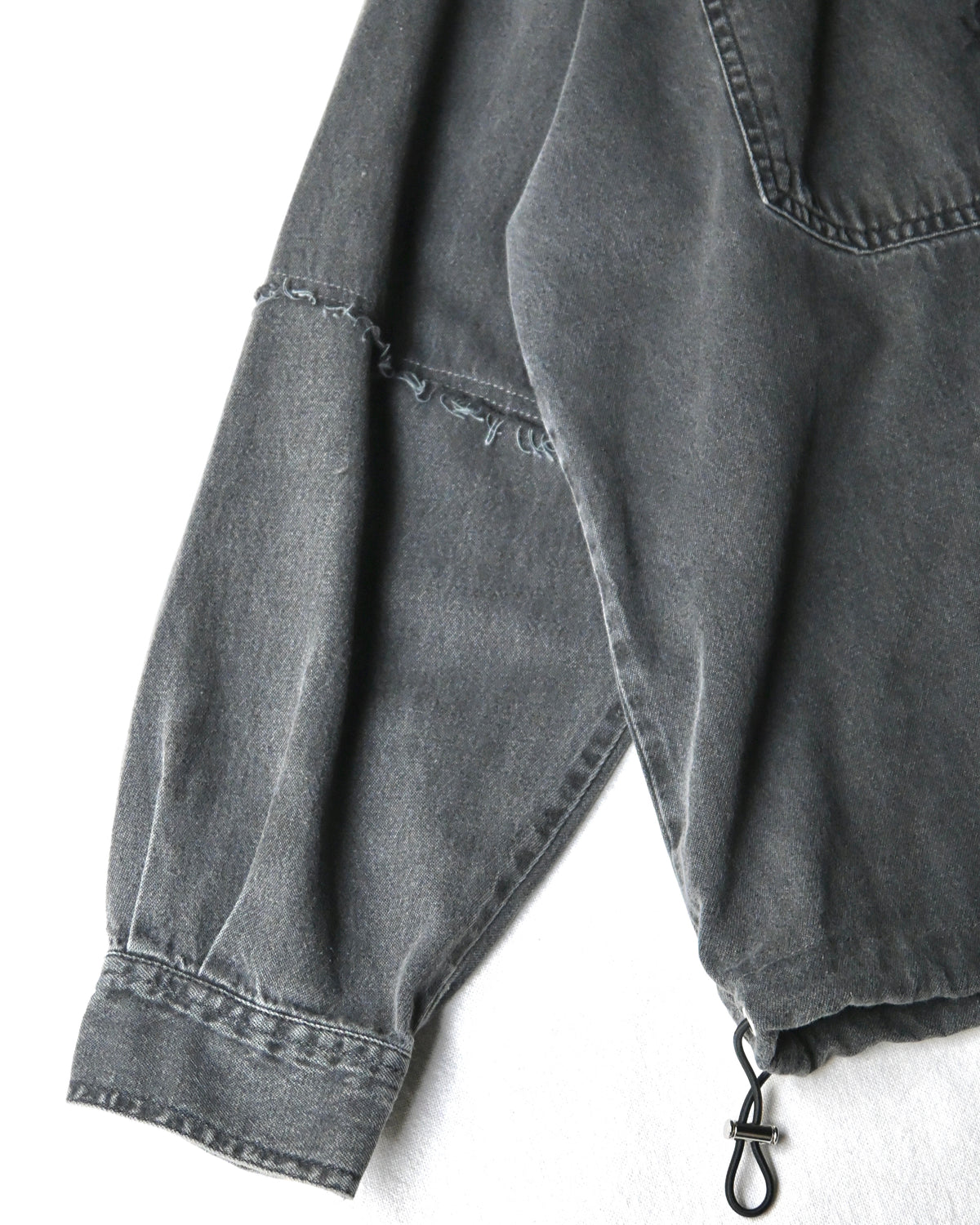 ID26-014-07-F / denim frill shirt【F】
