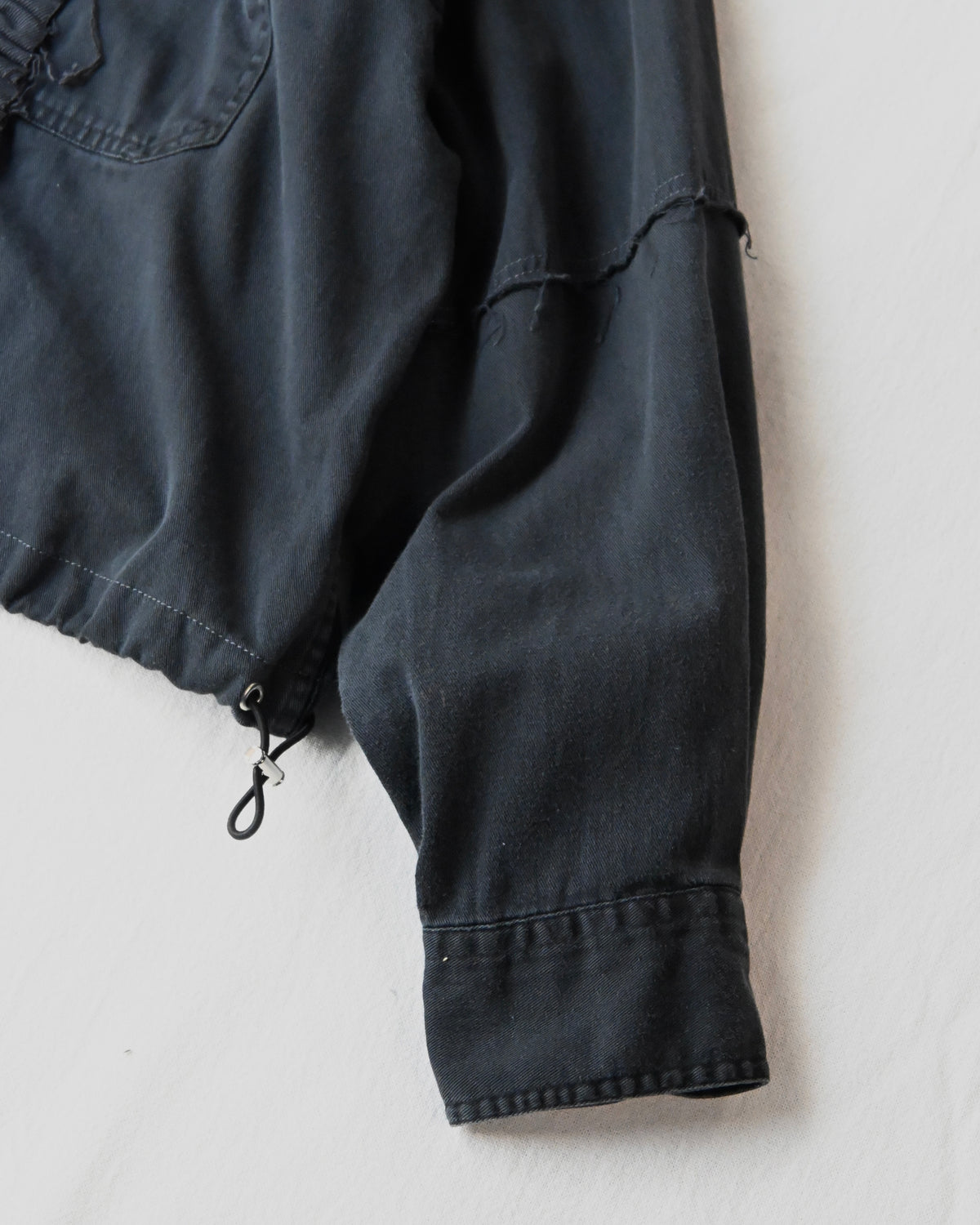 ID26-014-07-F / denim frill shirt【E】